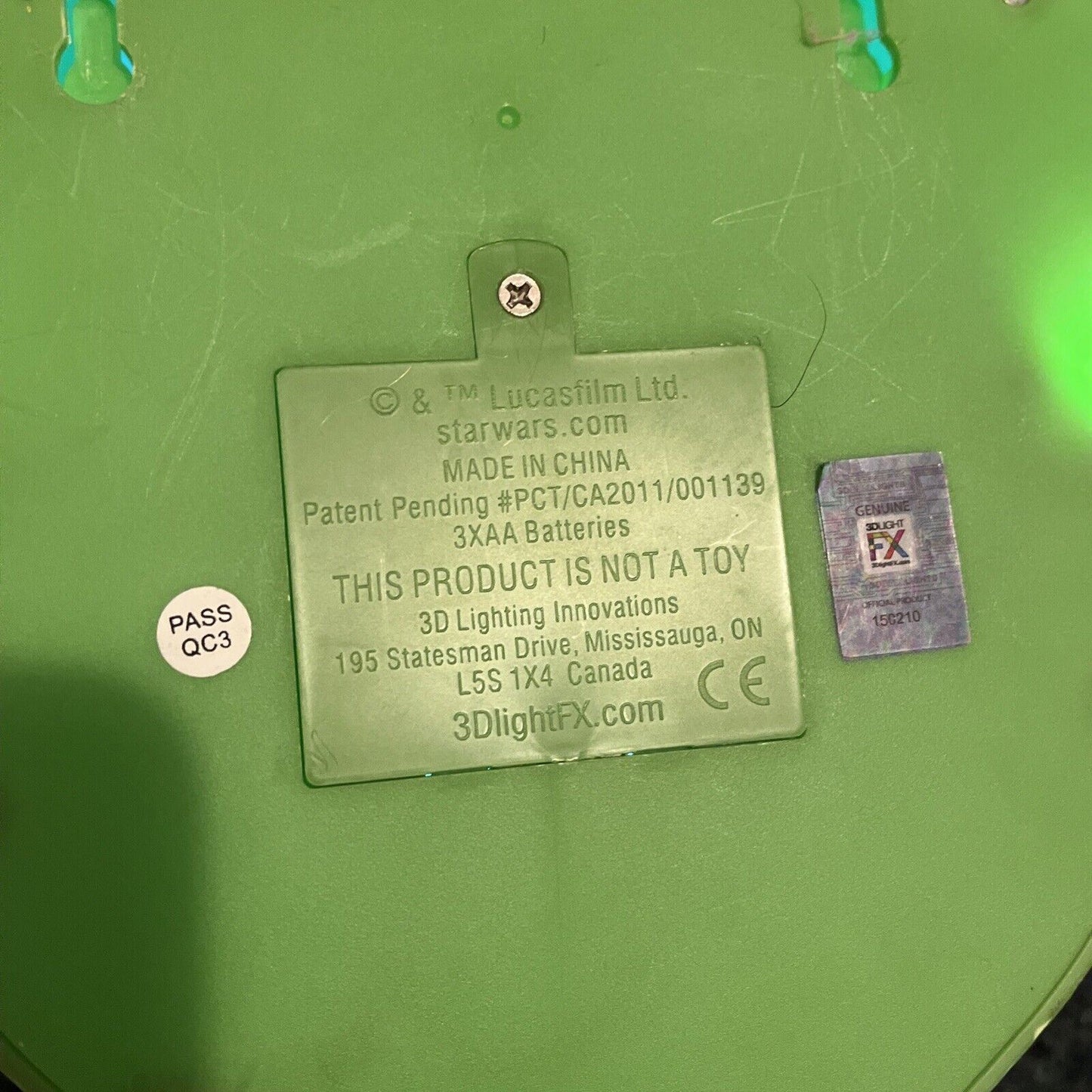 2x Star Wars Yoda Light Up Head  3D Deco LED Wall Light 3D Light FX