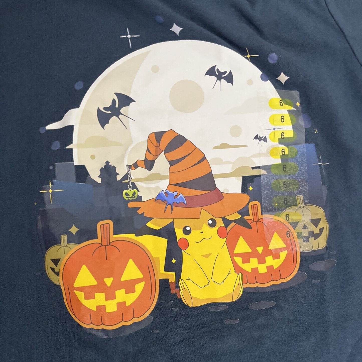 Official Pokemon Pikachu Halloween Kids T-Shirt Shirt 6 Small  NEW