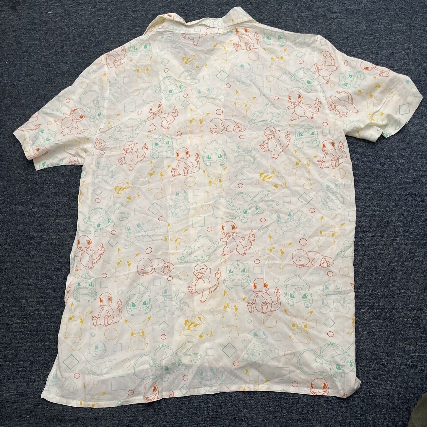 Official Pokemon 25th Anniversary Kanto Short Sleeve Shirt XX Large  NEW