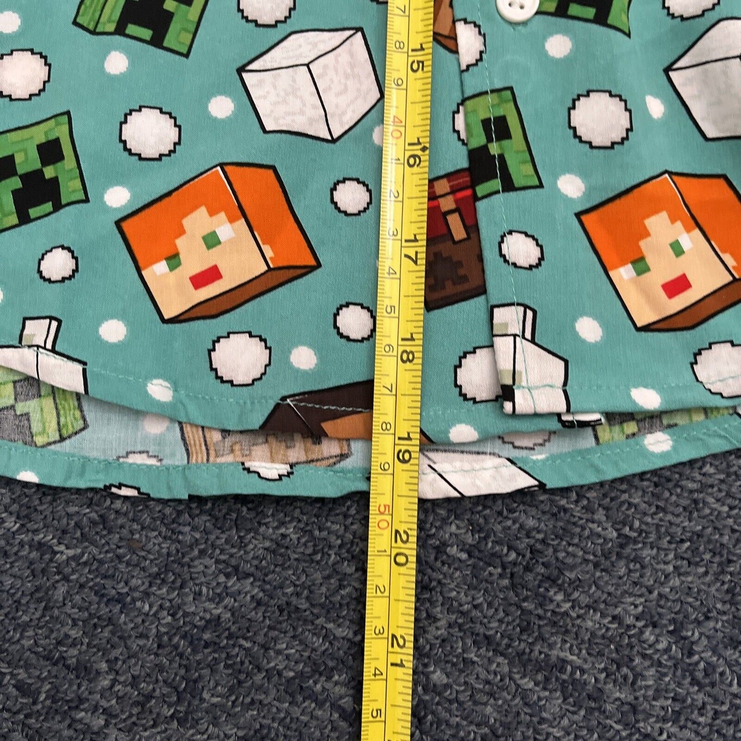 Official Minecraft - Christmas Print Short-Sleeve Kid's T-Shirt Size 6  NEW