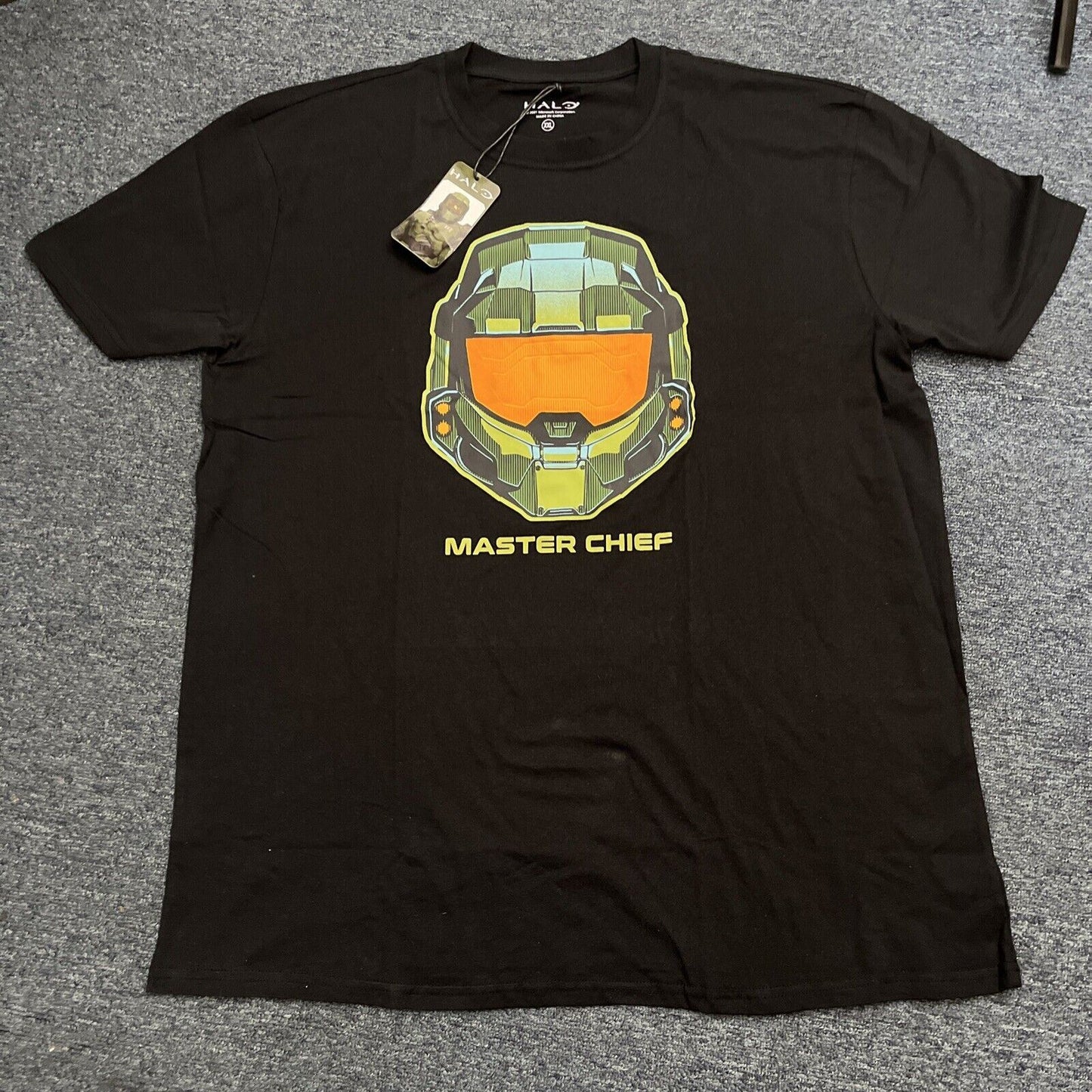 Official Halo Master Chief Black Shirt XXL  NEW