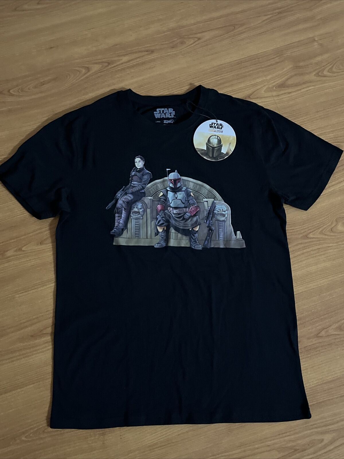 Official Star Wars Mandalorian Shirt Large NEW