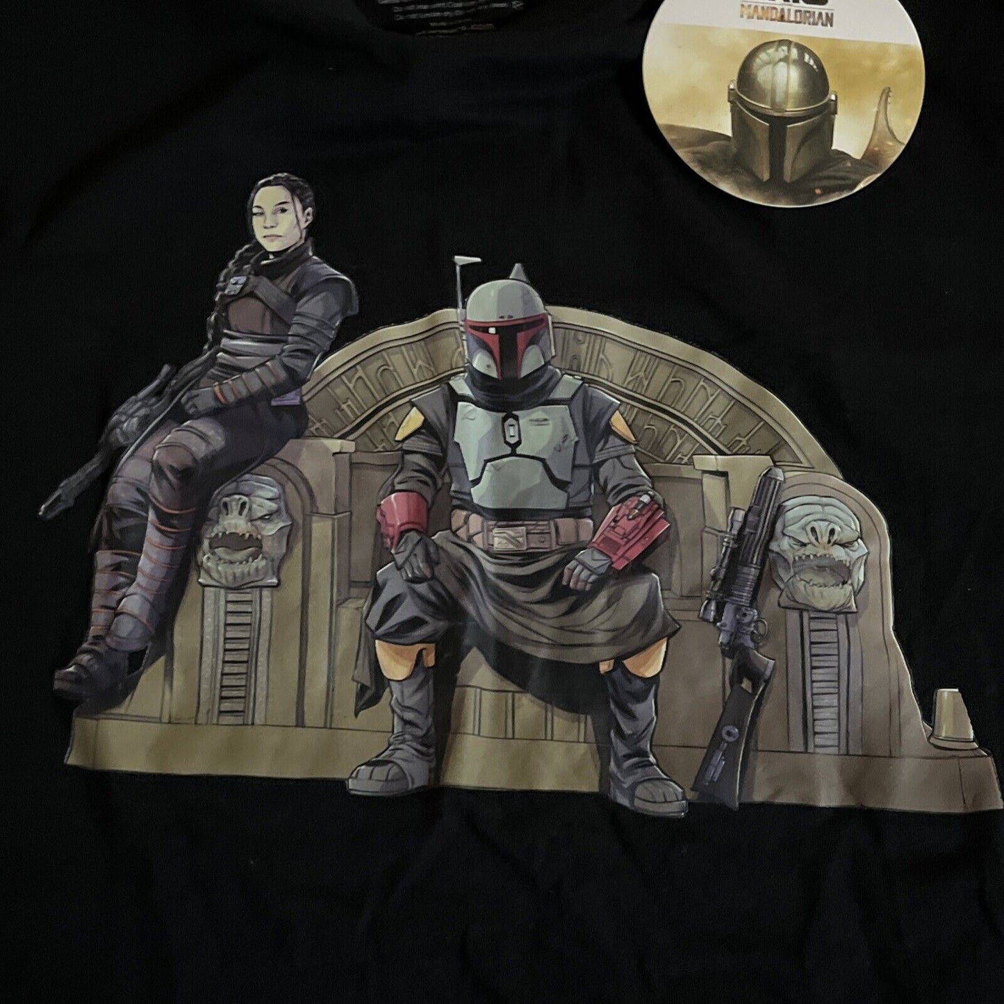 Official Star Wars Mandalorian Shirt Large NEW