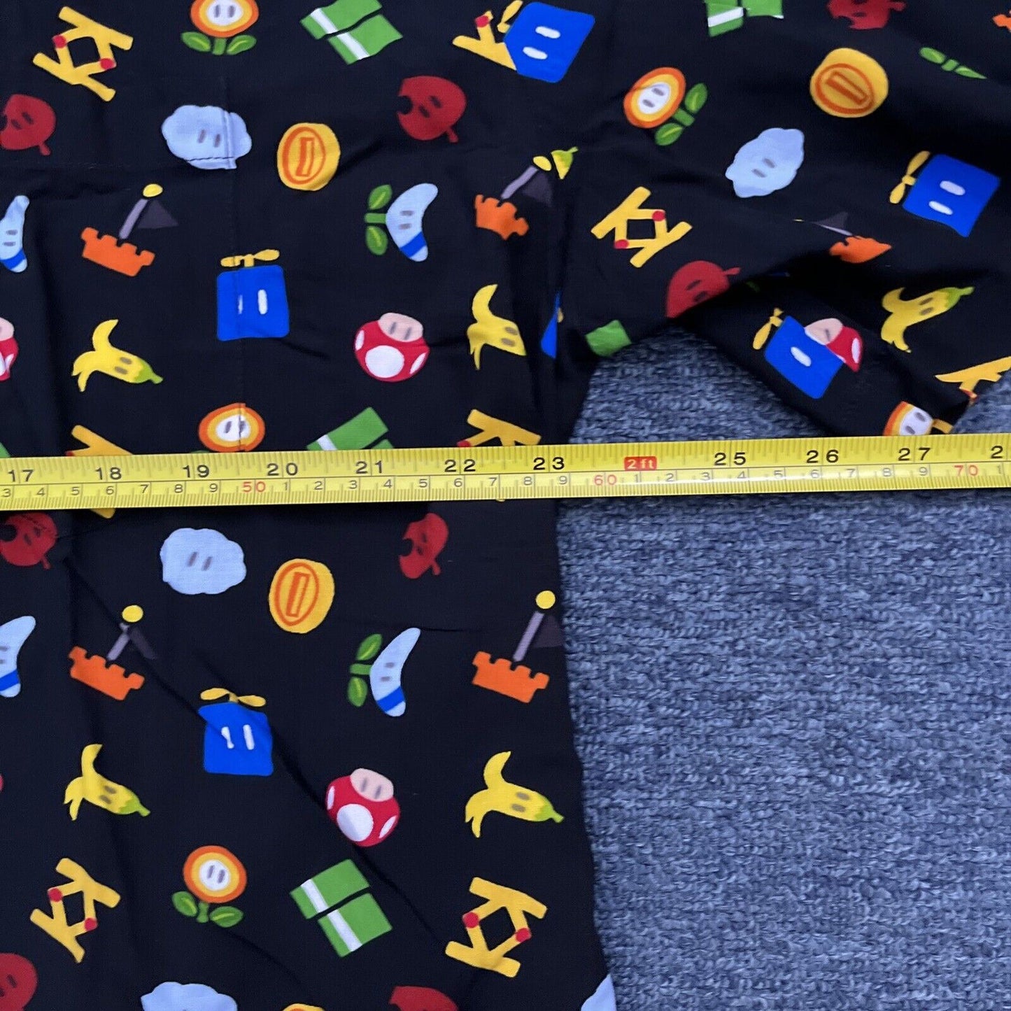Official Nintendo Super Mario Bros Symbols Short Sleeve Shirt 3X Large NEW