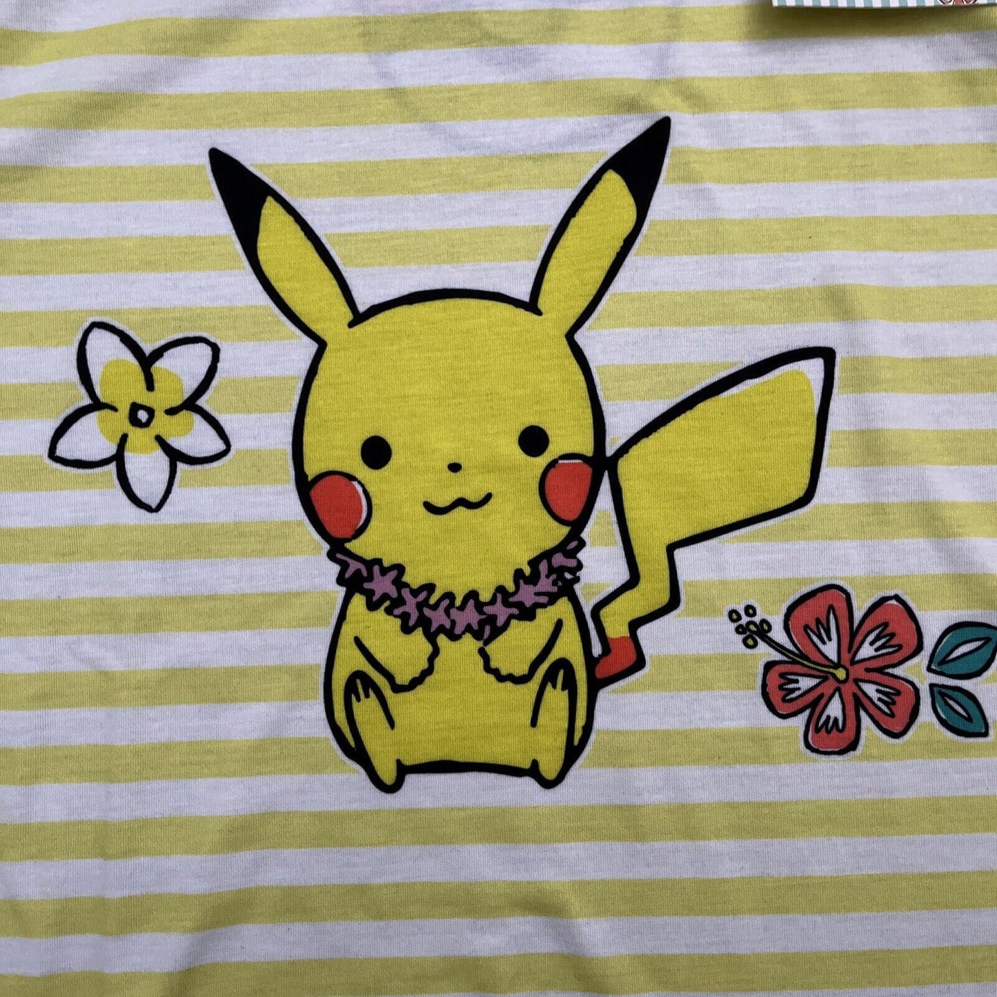 Official Pokemon Pikachu Summer Kids T-Shirt Size 12 NEW