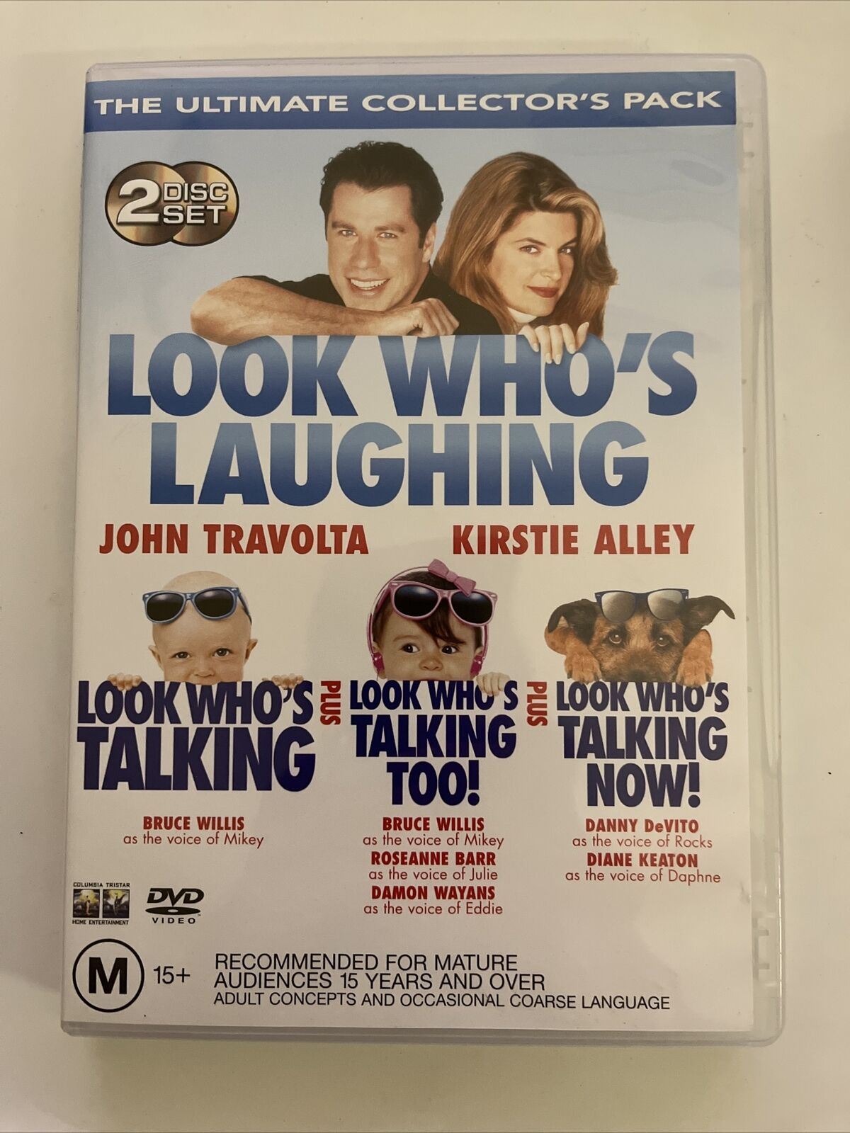 Look Who's Talking 1,2,3 (Ultimate Collector's Edition, DVD, 1989) Region 4