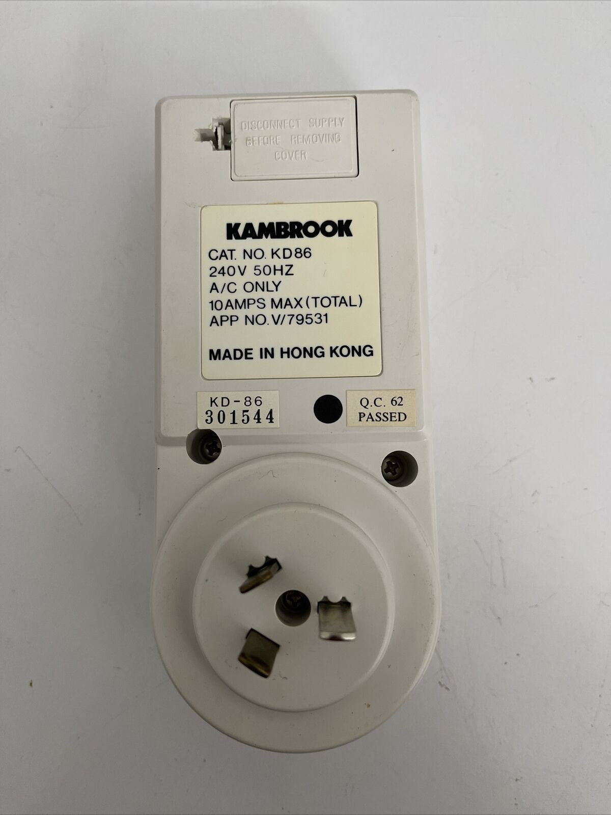 Kambrook KD86 Electrical Timer Switch