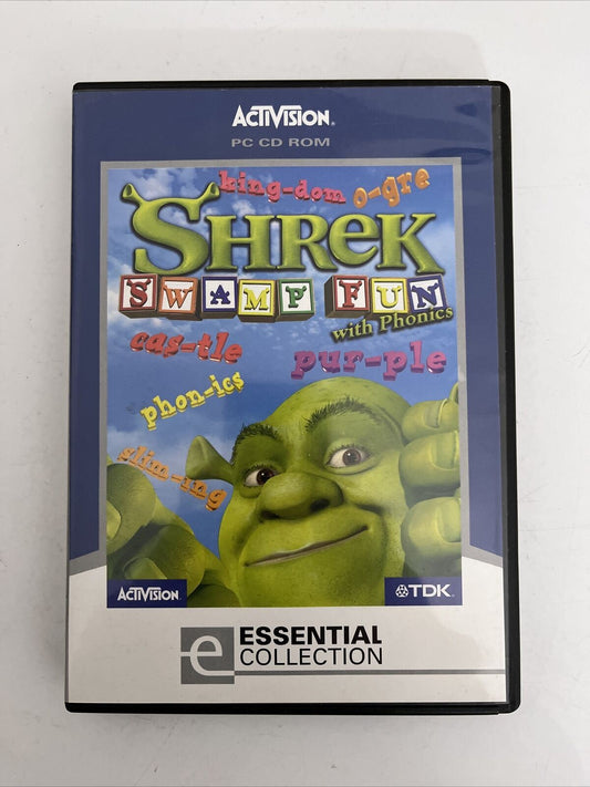 Shrek - Swamp Fun With Phonics PC Windows CDROM (2002)