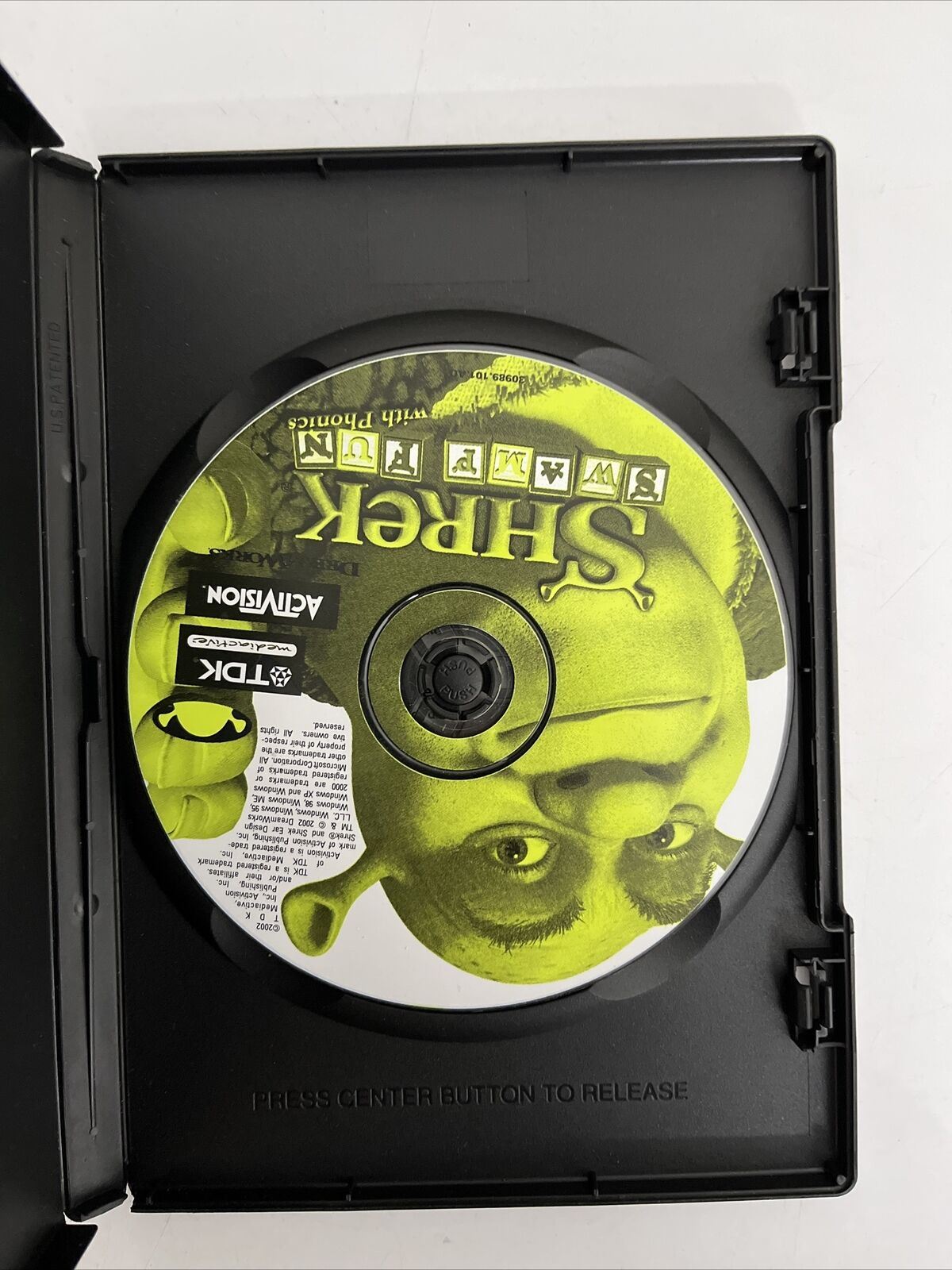 Shrek - Swamp Fun With Phonics PC Windows CDROM (2002)