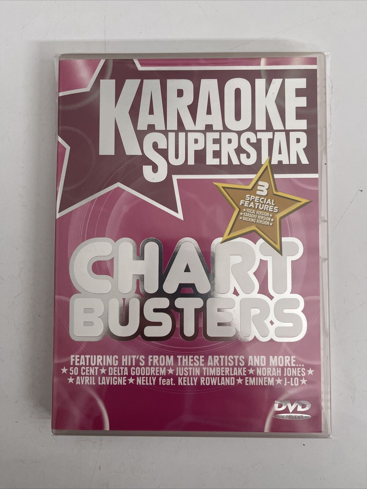 Karaoke Superstar - Chart Busters (DVD) Region Free NEW