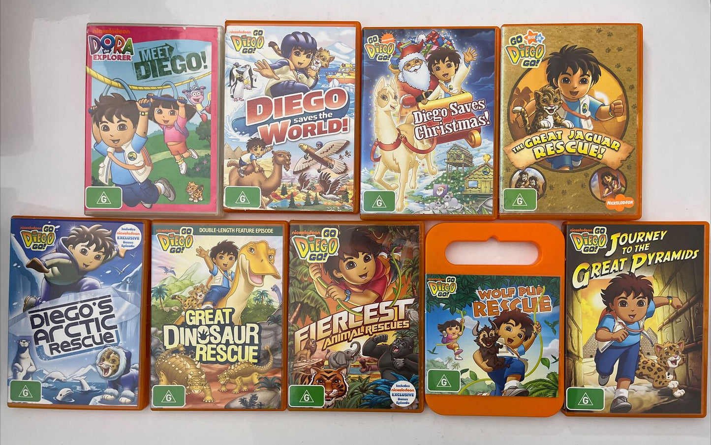 9x Bulk Lot Go Diego Go (DVD) Nickelodeon Region 4