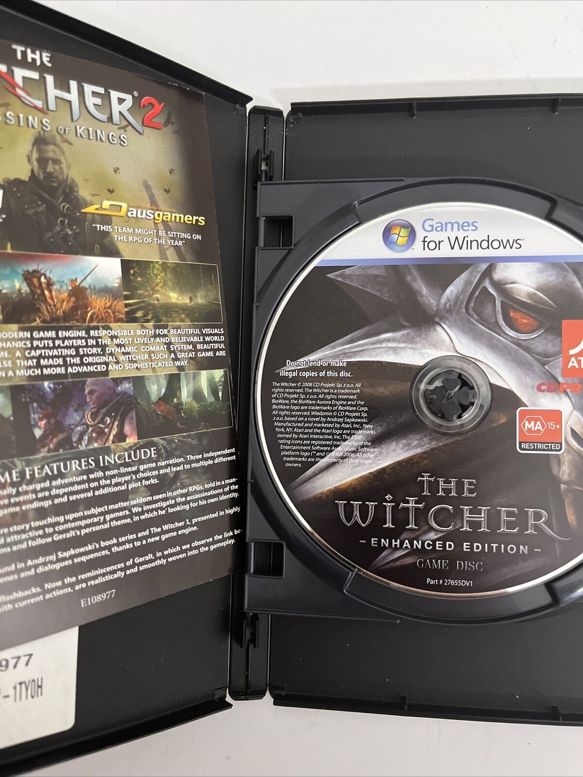 The Witcher Enhanced Edition - PC DVD Windows Game