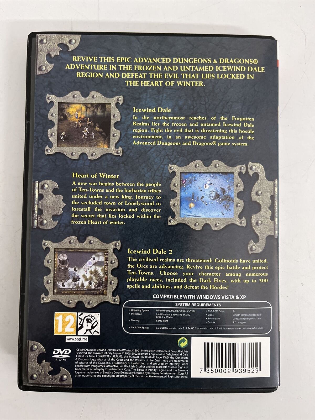 Icewind Dale 3 in 1 Boxset - PC Windows Game