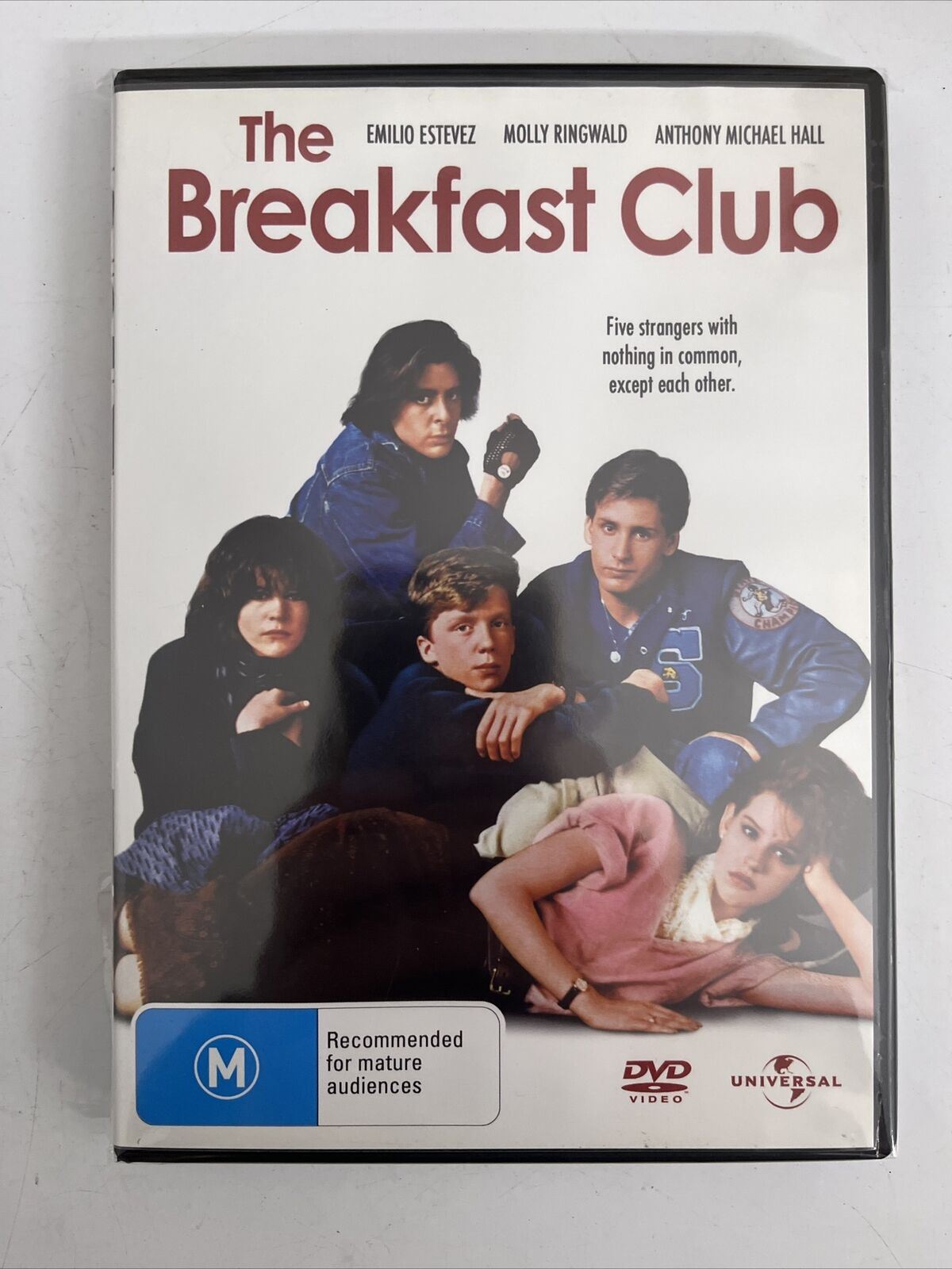 The Breakfast Club (DVD, 1985) Emilio Estevez, Paul Gleason, Molly Ringwald NEW