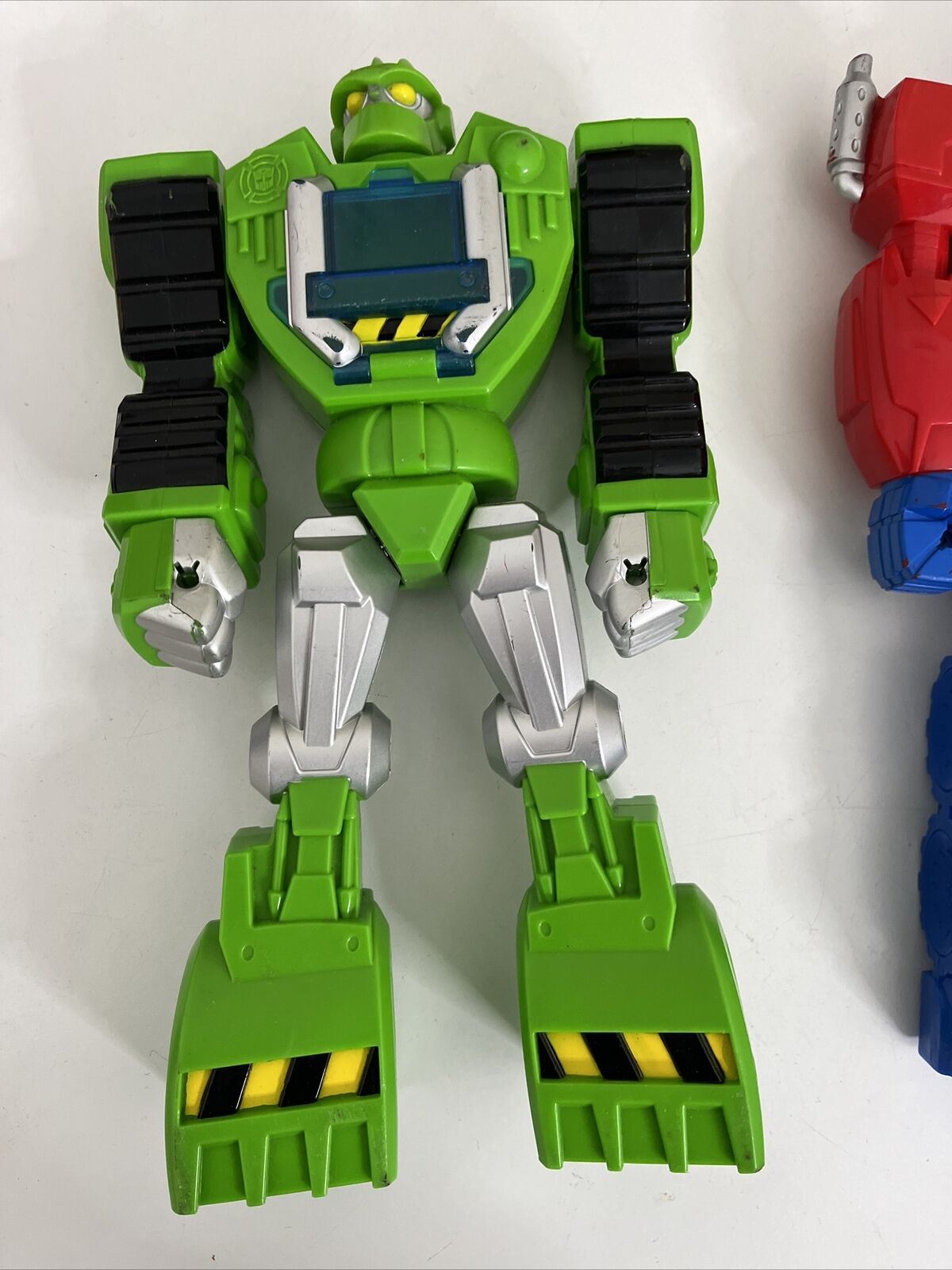 3x Hasbro Transformers Optimus Prime, Heatwave, Rescuebot Figures 2017