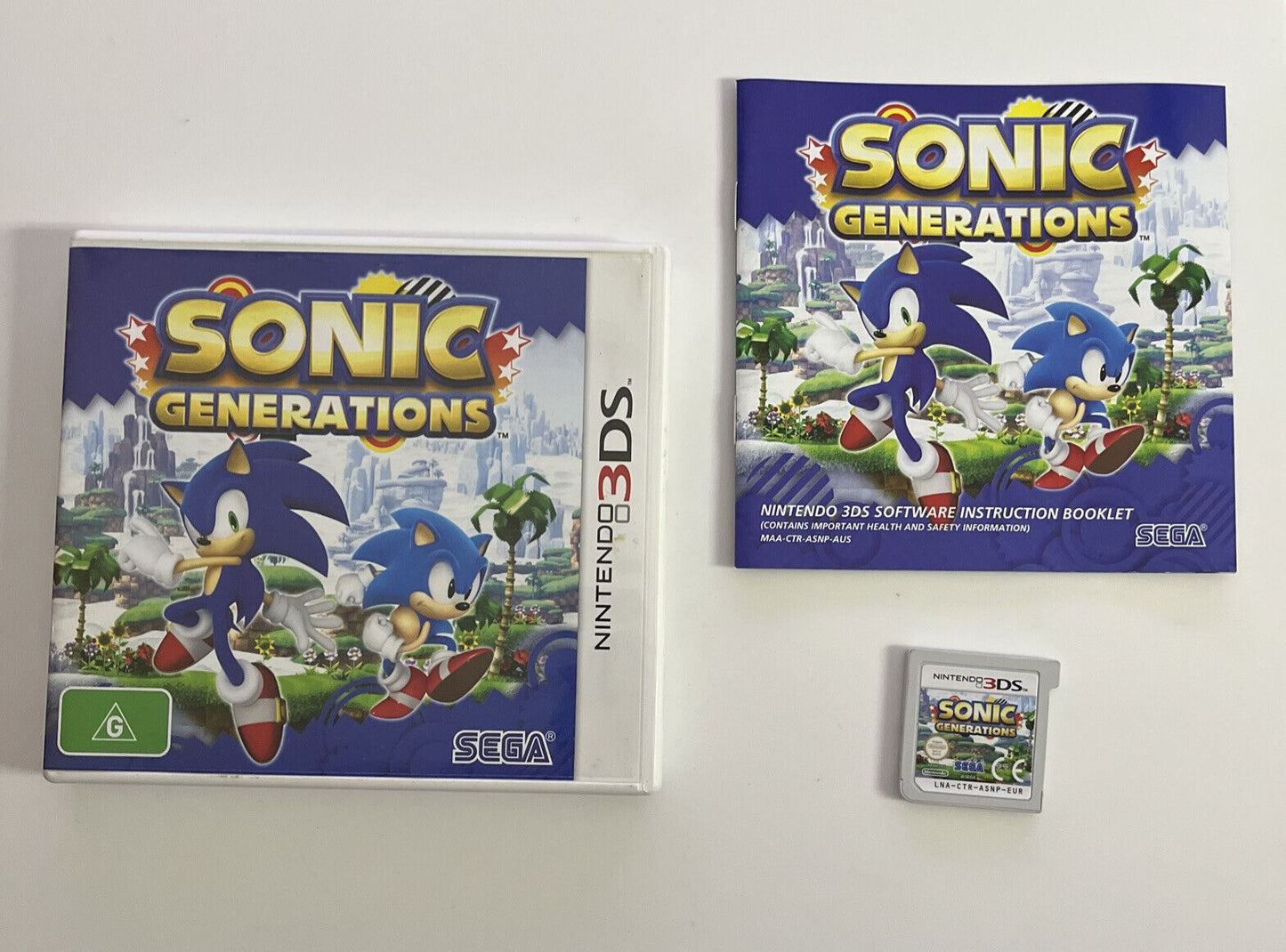 Sonic Generations - Nintendo 3DS SEGA 2011 Game