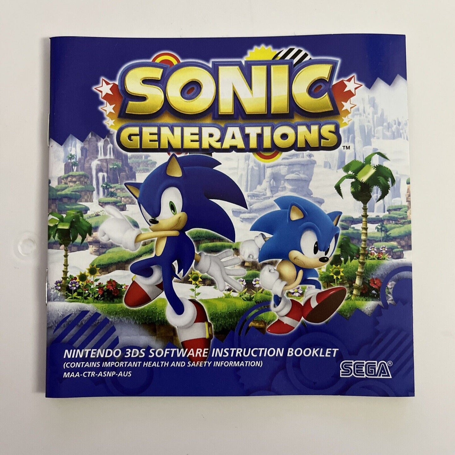 Sonic Generations - Nintendo 3DS SEGA 2011 Game