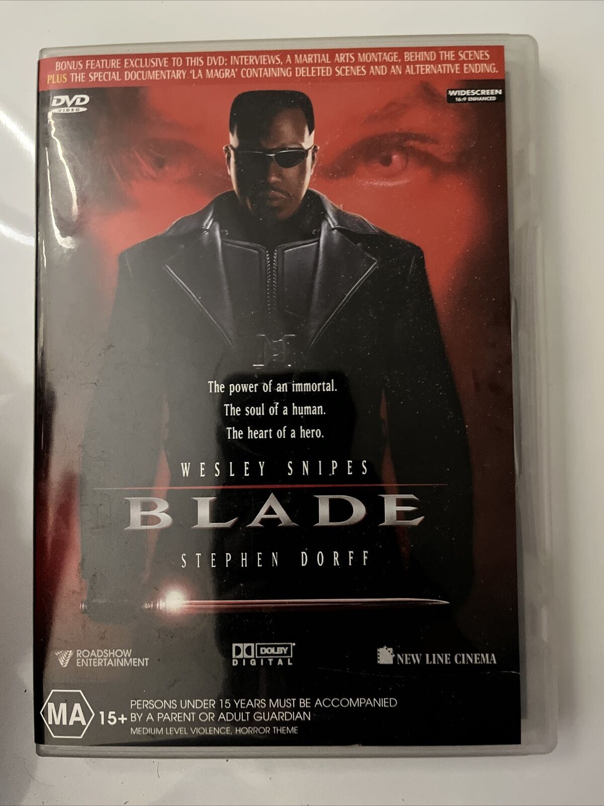 Blade Trilogy 1,2,3 - Steel Case Box Set Limited Edition (DVD, 4-Disc) Region 4