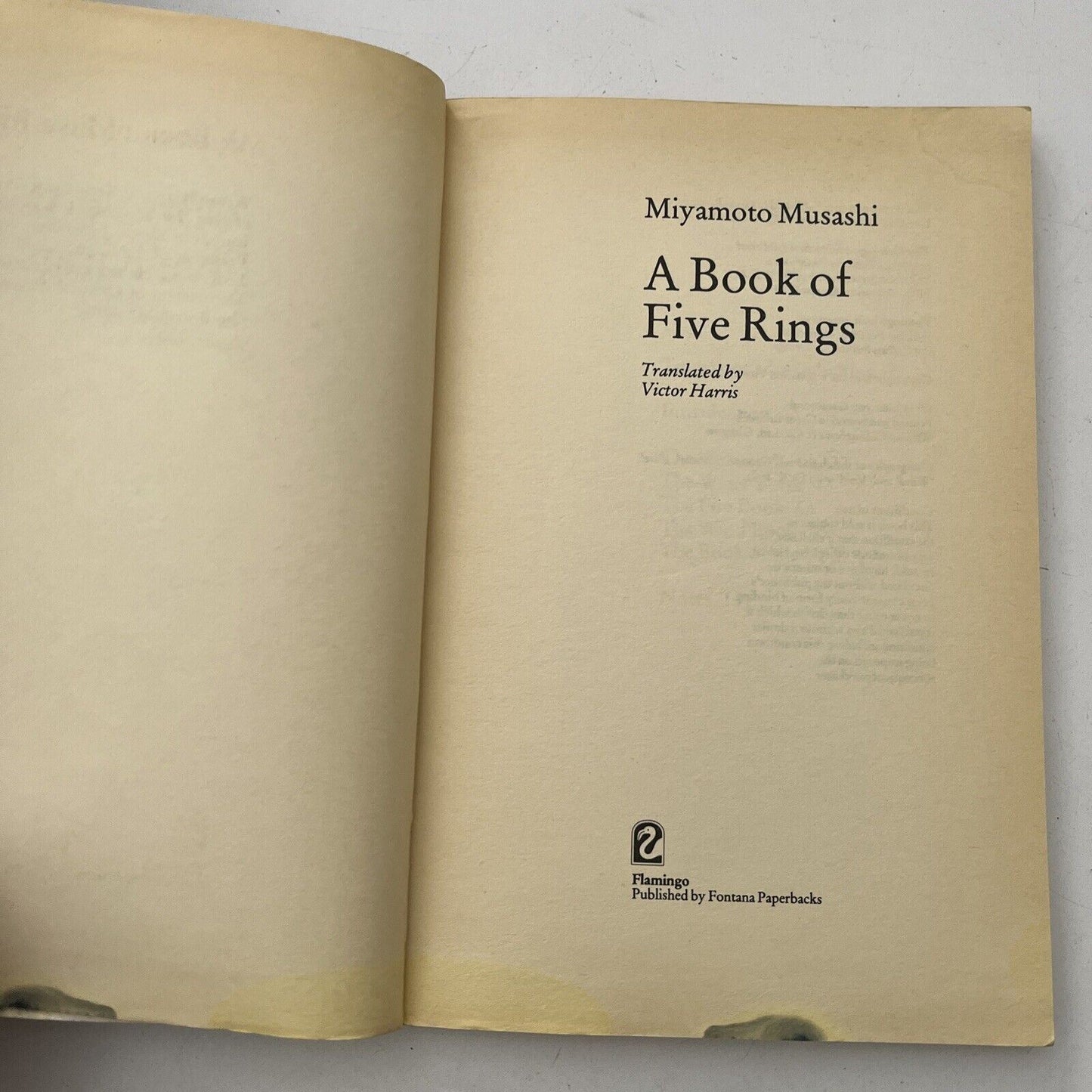 The Book of Five Rings by Musashi Miyamoto (Paperback, 1984)