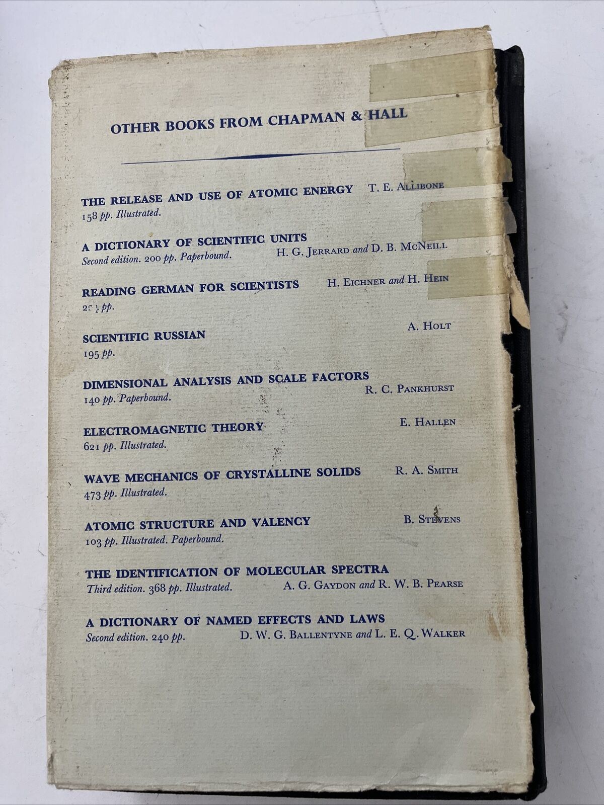 Introduction to Atomic and Nuclear Physics by Henry Semat 4th edition 1963 HC