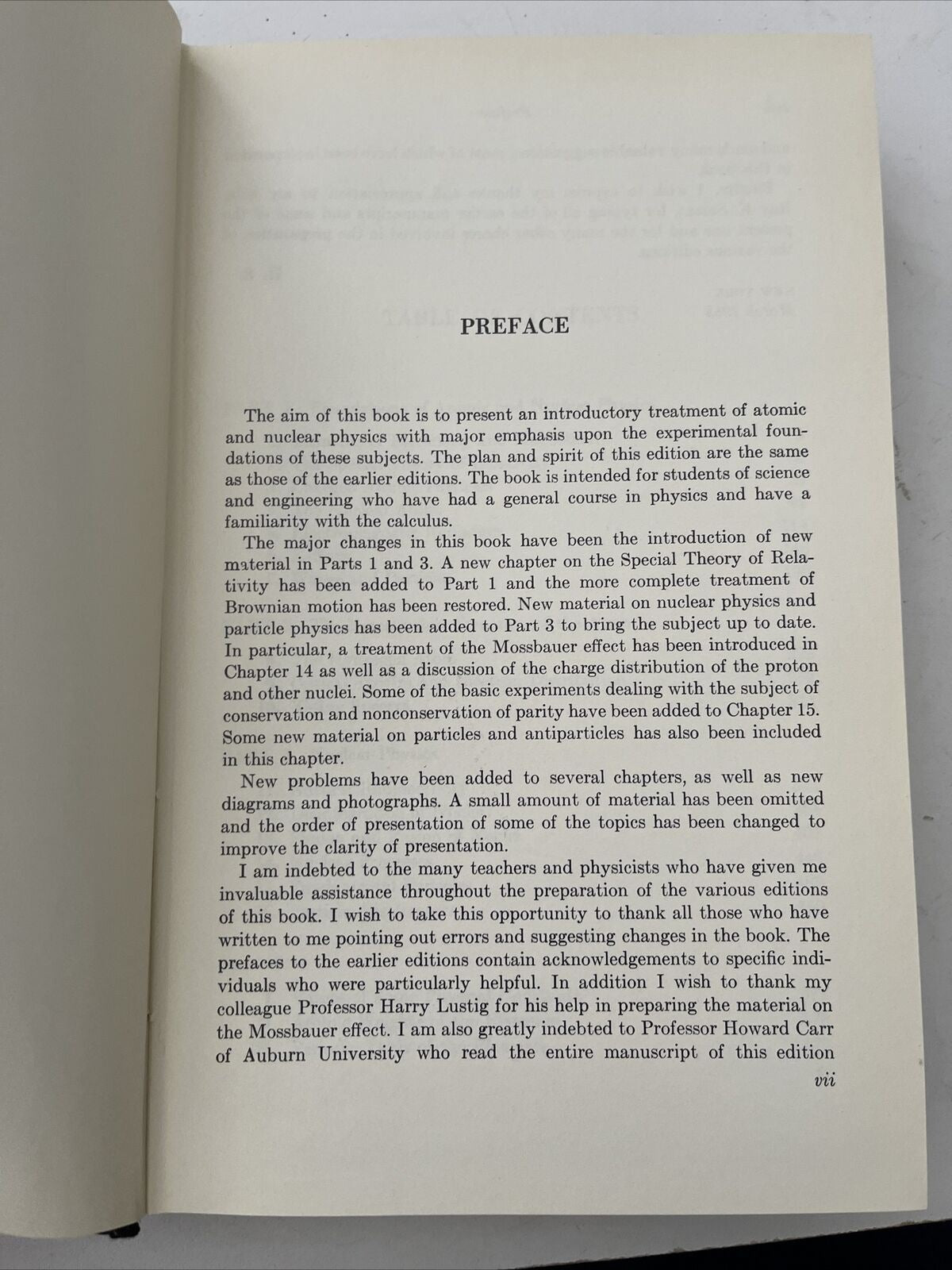 Introduction to Atomic and Nuclear Physics by Henry Semat 4th edition 1963 HC