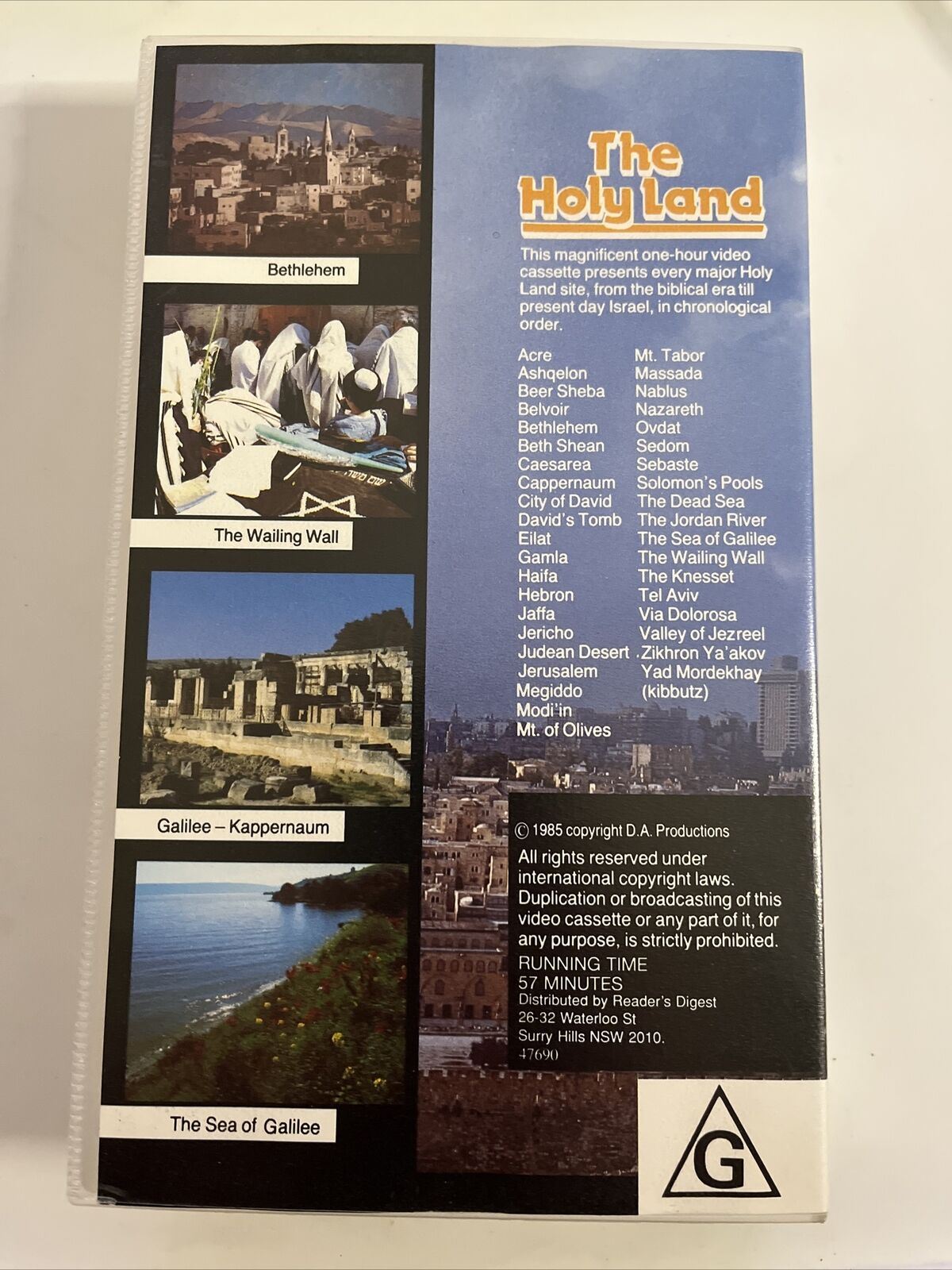 The Holy Land - An Incredible Journey VHS 1985 PAL