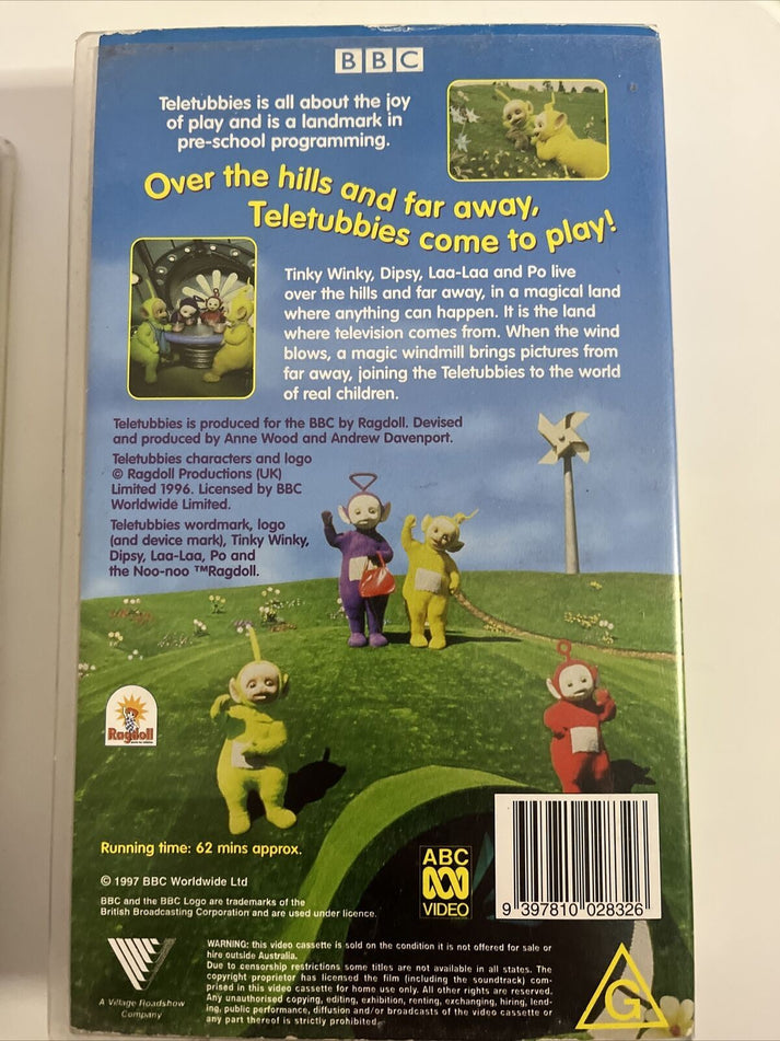 Teletubbies Here Comes The Teletubbies Musical Playtime VHS PAL teletubbies-here-comes-the-teletubbies-musical-playtime-vhs-pal