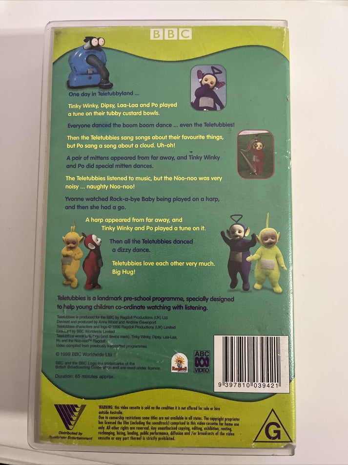 Teletubbies Here Comes The Teletubbies Musical Playtime VHS PAL teletubbies-here-comes-the-teletubbies-musical-playtime-vhs-pal
