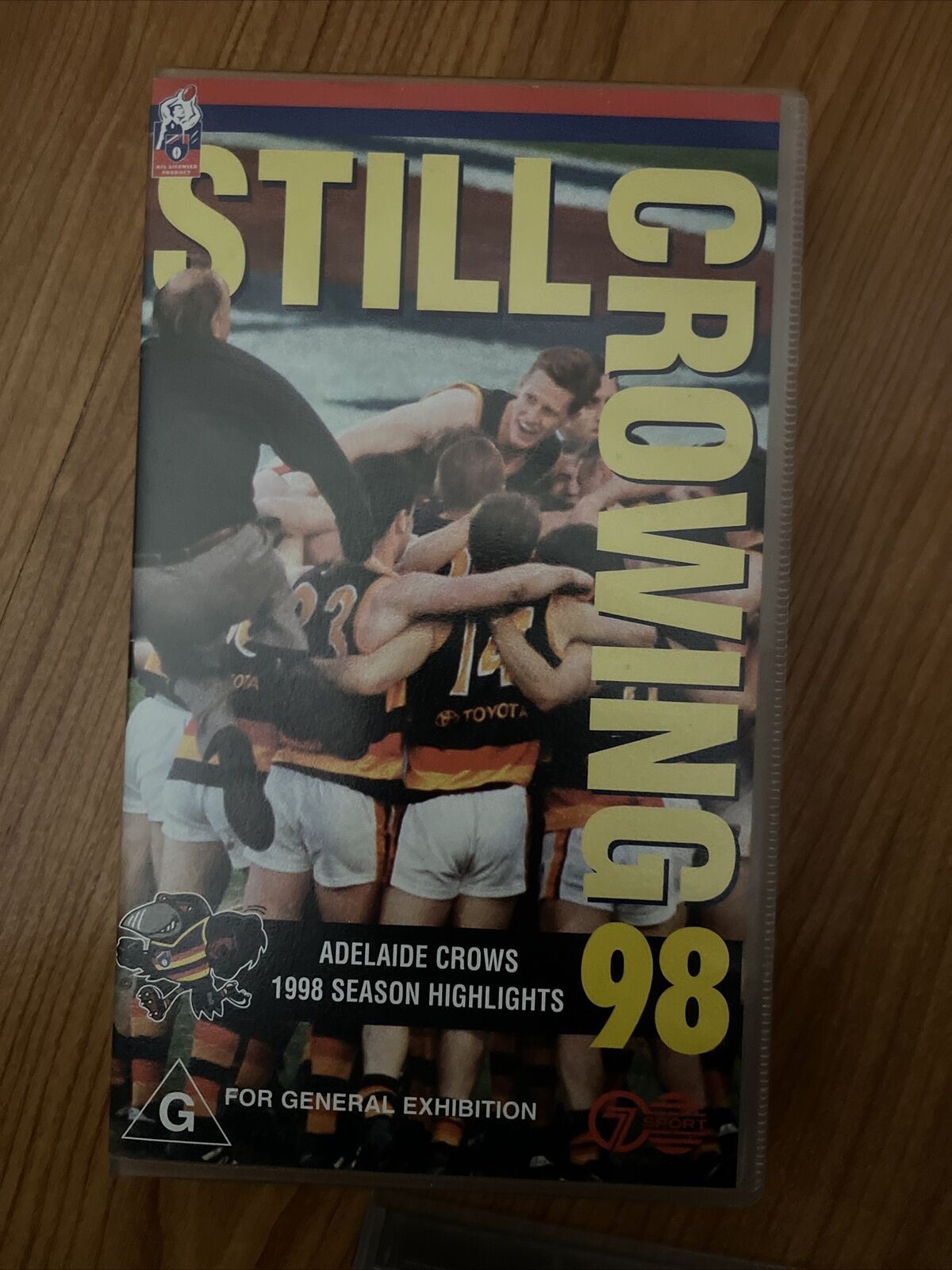 3x Adelaide Crows - Darren Jarman, Still Crowing 98, Malcolm Blight VHS PAL