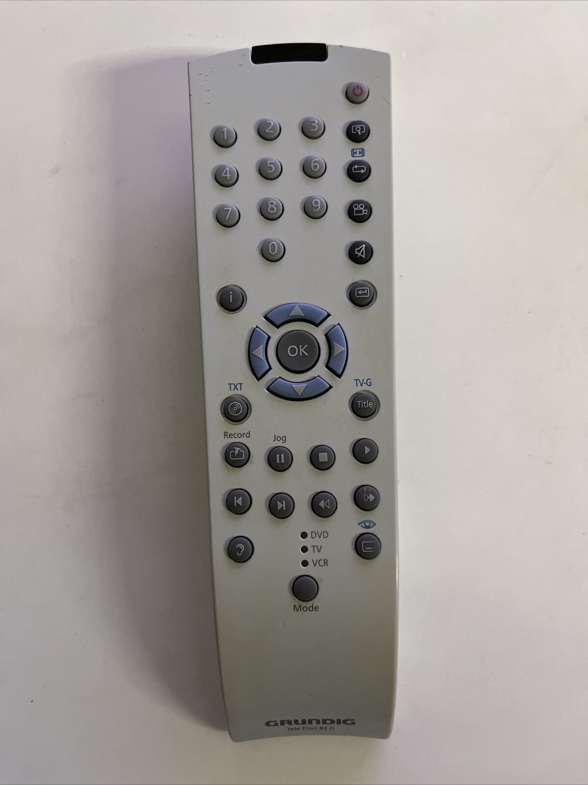 Genuine Grundig Tele Pilot 83 D Remote Control
