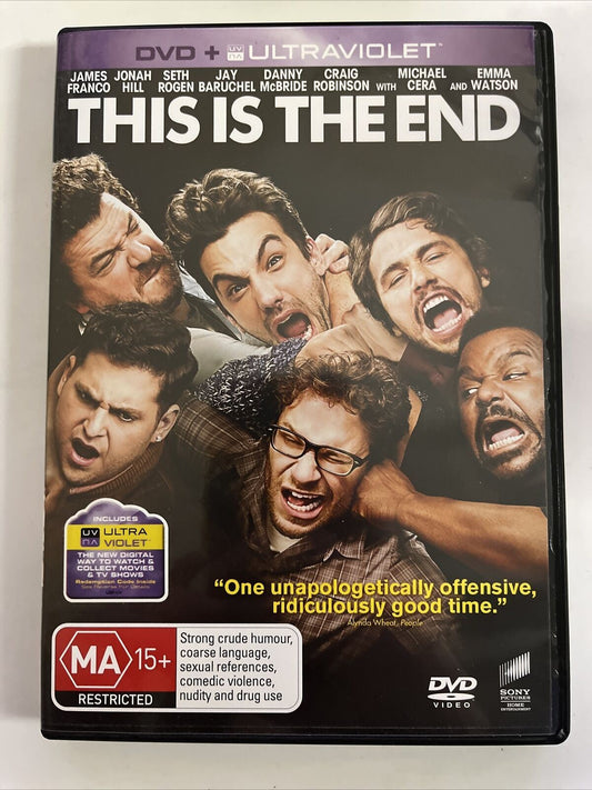This Is The End (DVD, 2013) James Franco, Jonah Hill, Seth Rogen Comedy Region 4