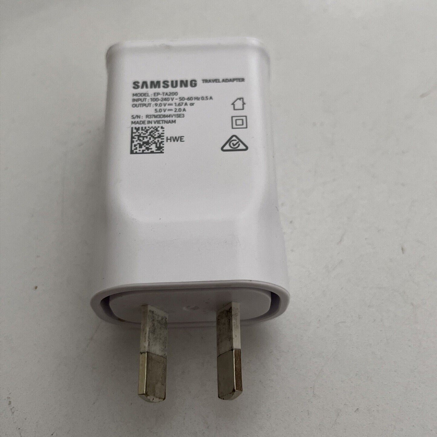 Genuine Samsung Travel Adapter USB EP-TA200