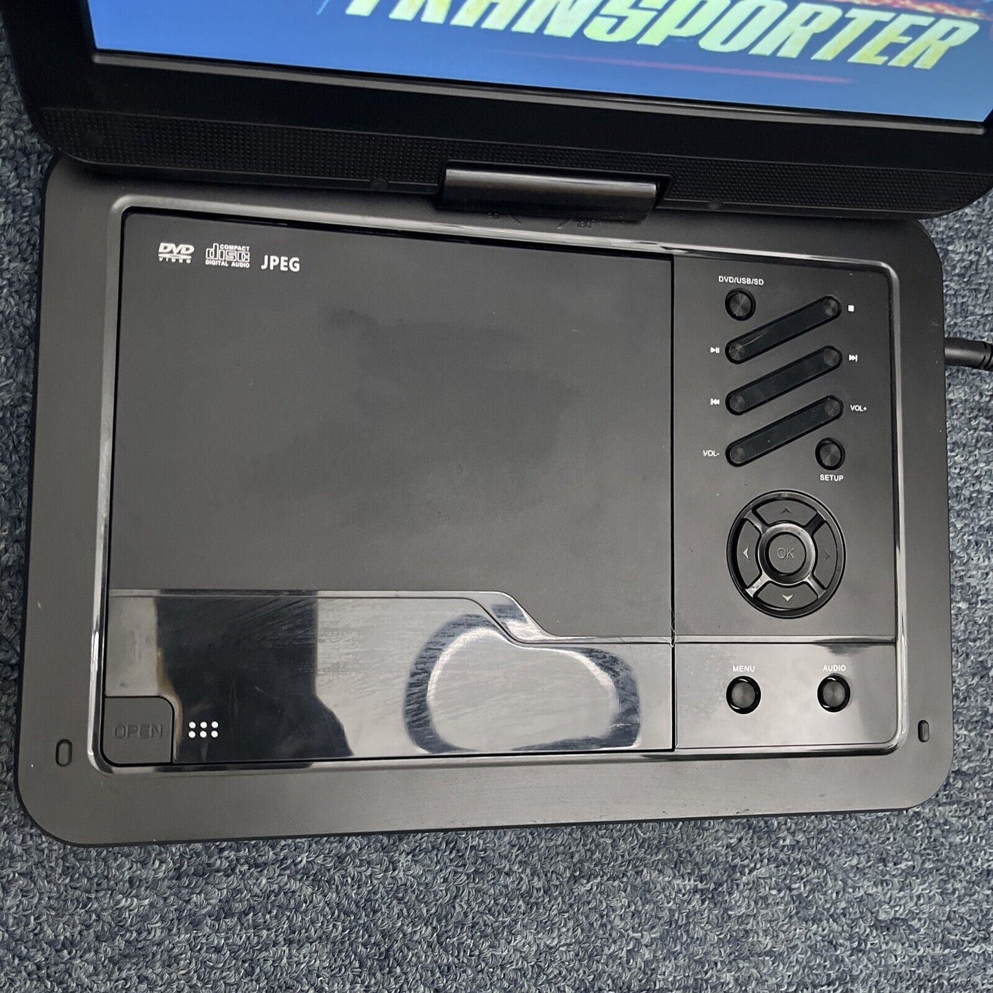 Audiosonic PD-1016 Portable DVD Player 10" Screen