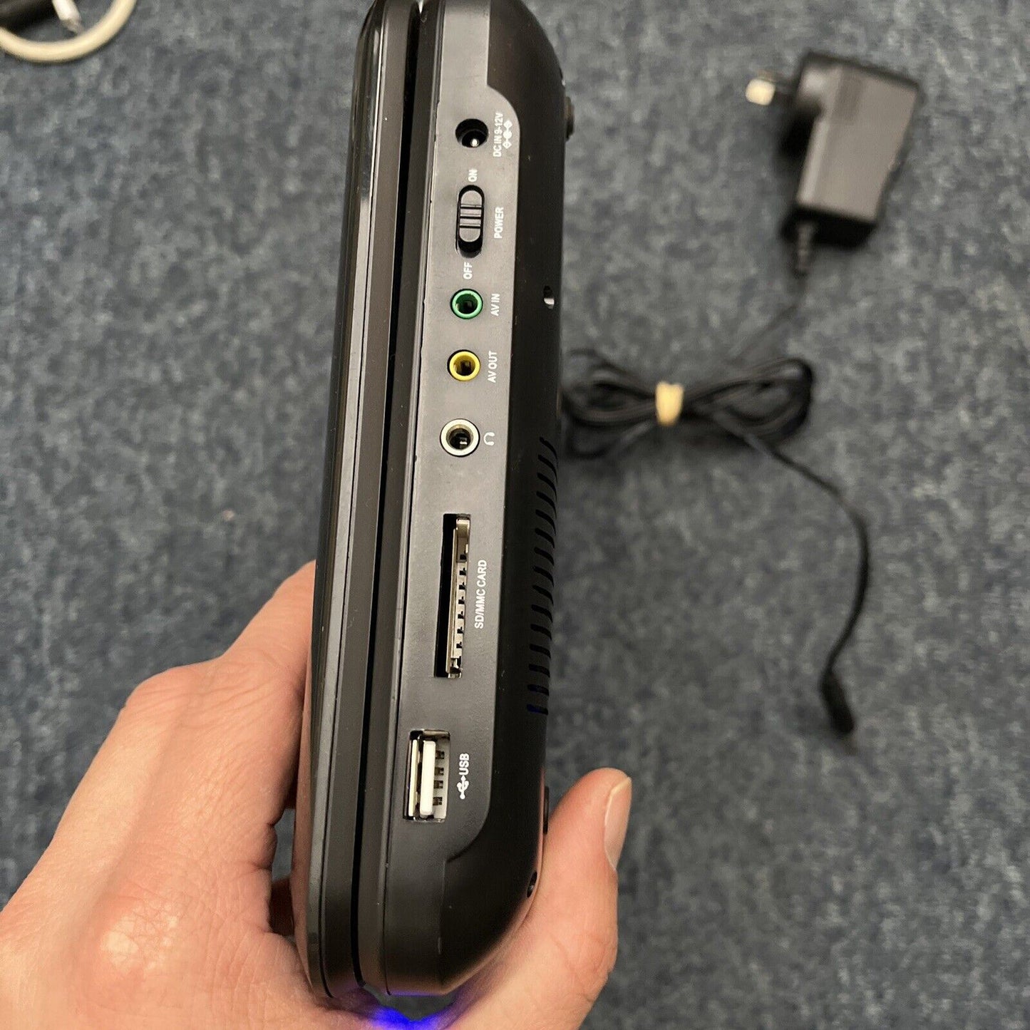 Audiosonic PD-1016 Portable DVD Player 10" Screen