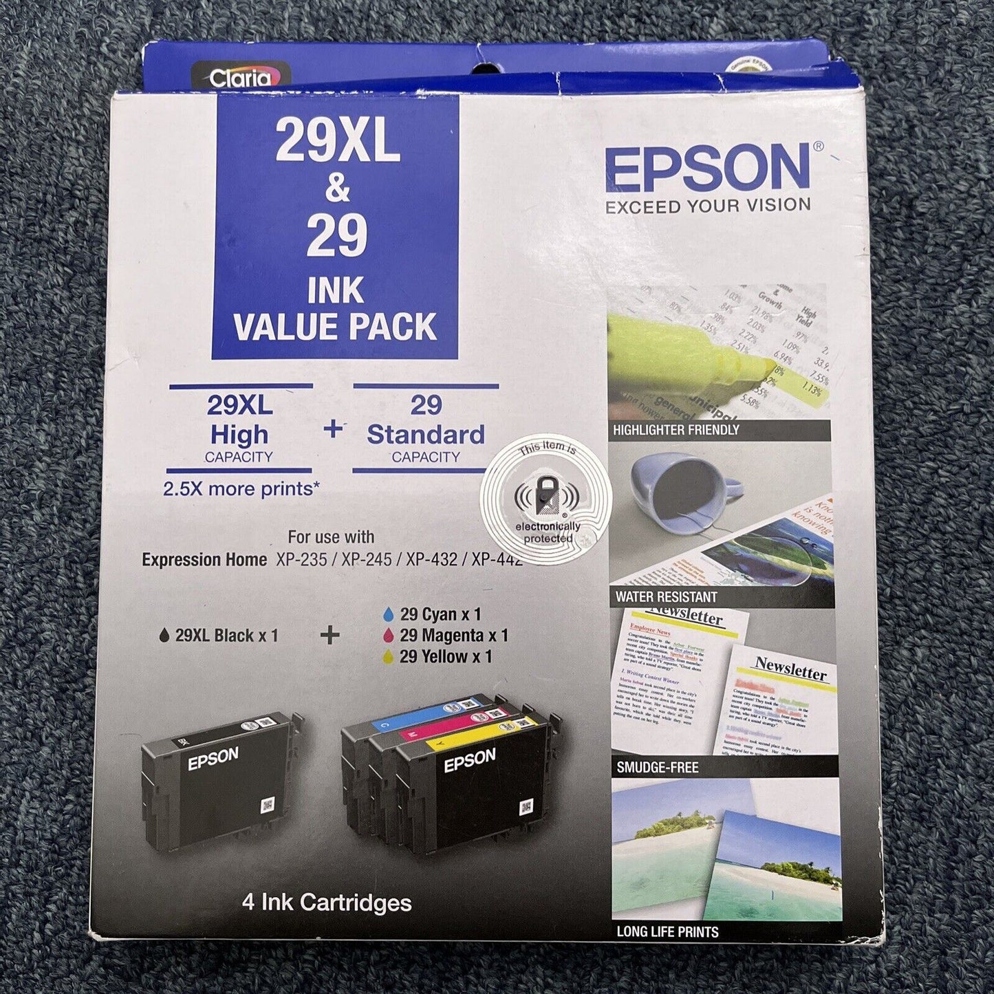 Epson 29XL Black and 29 Colour Ink Cartridges Value Pack
