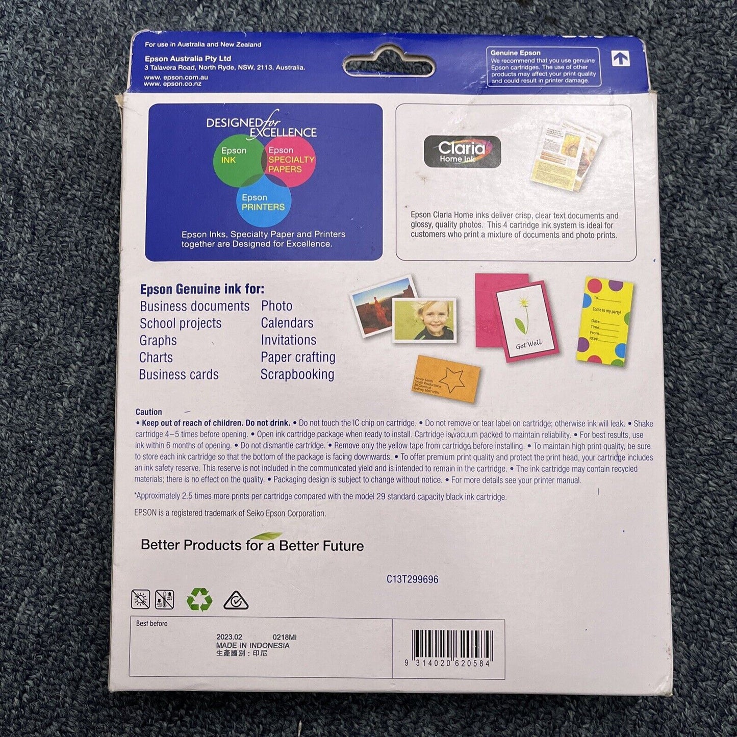 Epson 29XL Black and 29 Colour Ink Cartridges Value Pack
