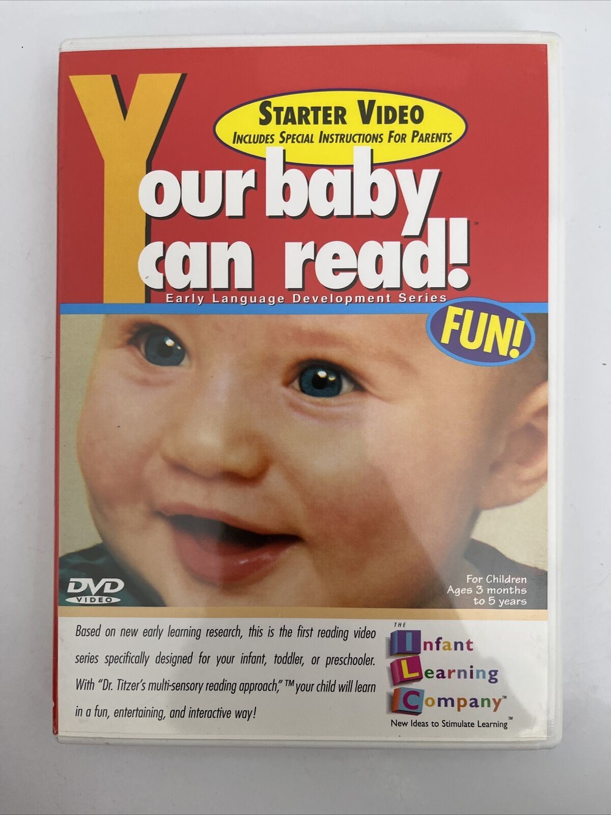 Your Baby Can Read - Starter Video (DVD) Infant Learning. All Regions