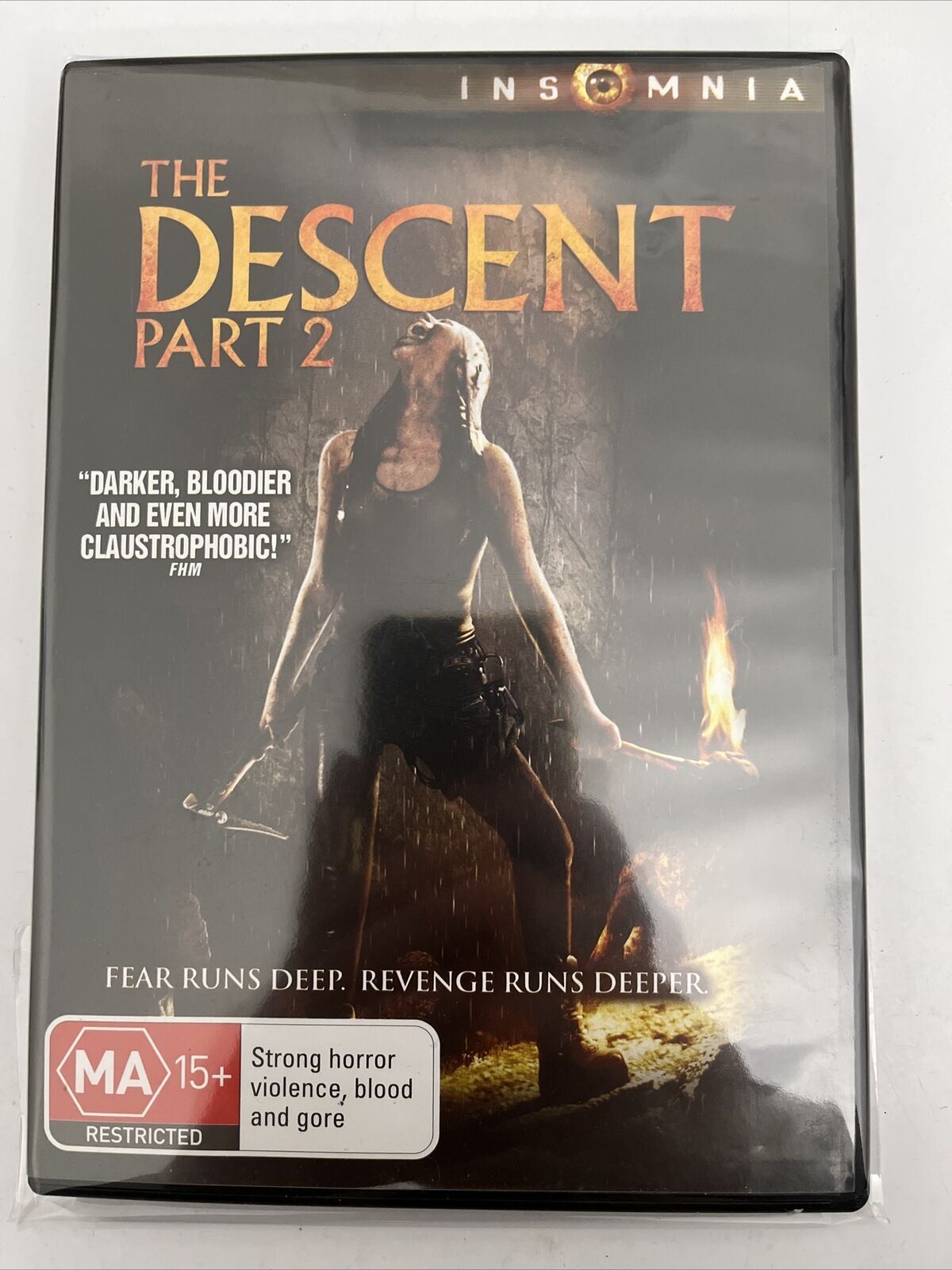 The Descent - Part 2 (DVD, 2009) Michael J. Reynolds. Horror Region 4 NEW