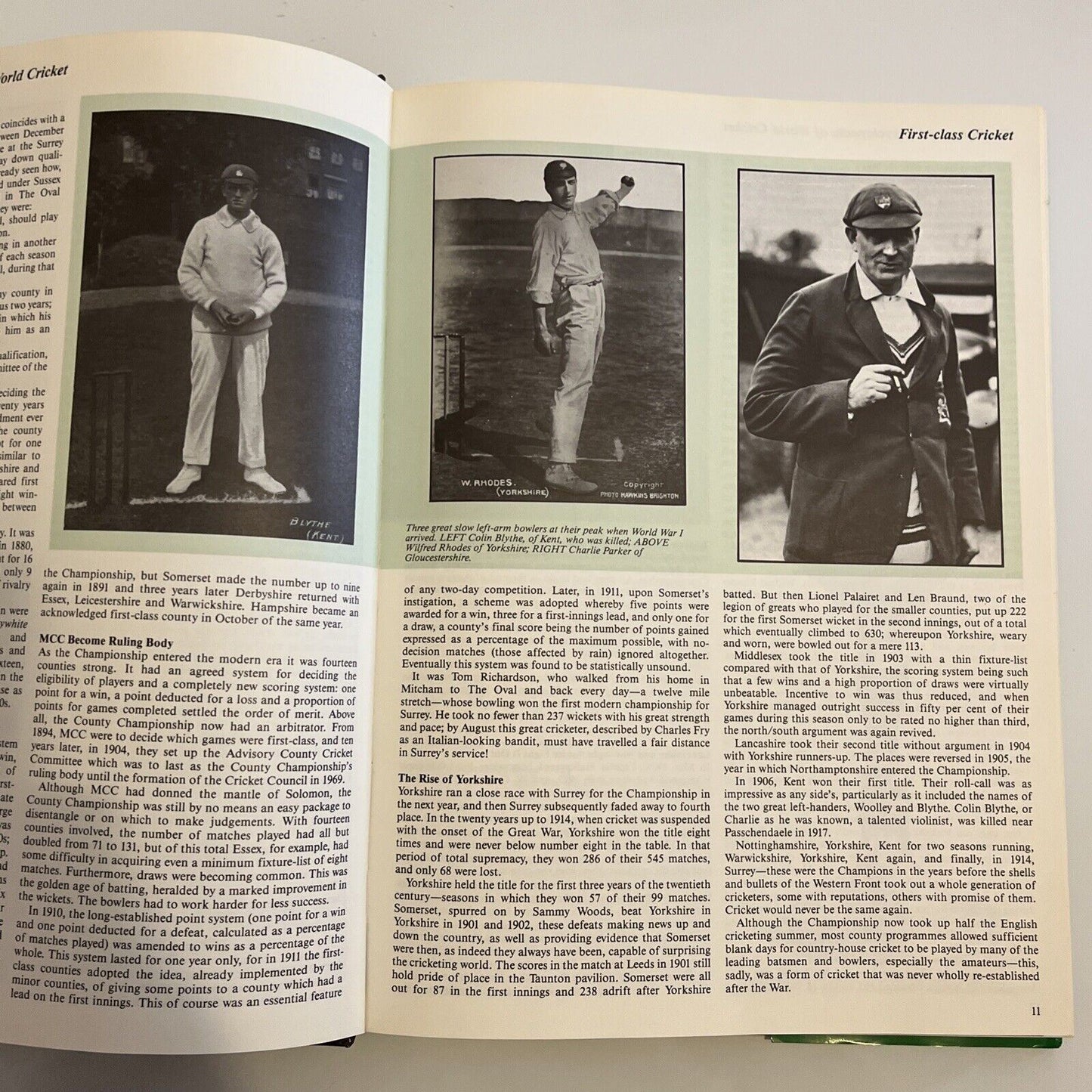 The Illustrated Encyclopedia of World Cricket by Peter Arnold 1st ed