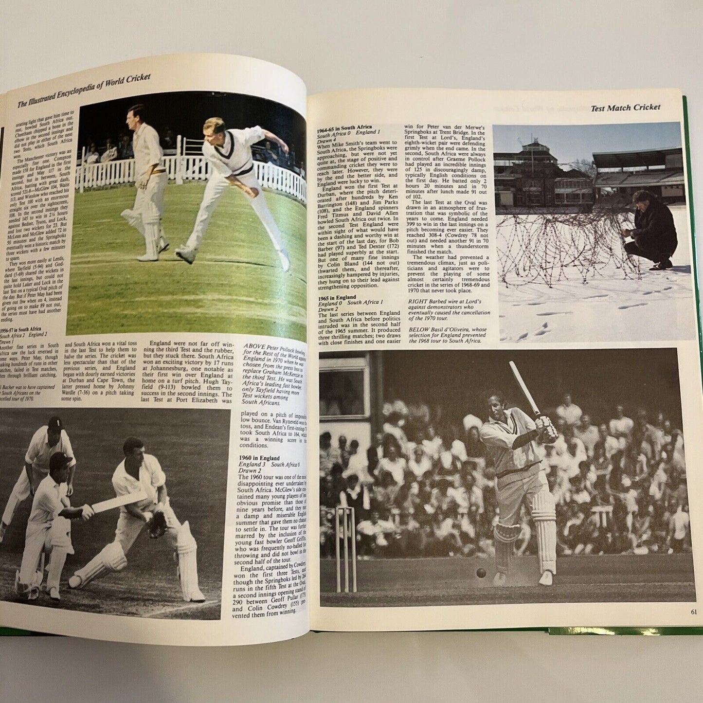 The Illustrated Encyclopedia of World Cricket by Peter Arnold 1st ed