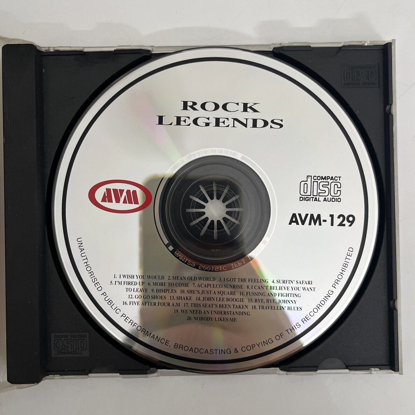 Rock Legends - Rod Stewart, Jimi Hendrix, Chuck Berry... CD Album