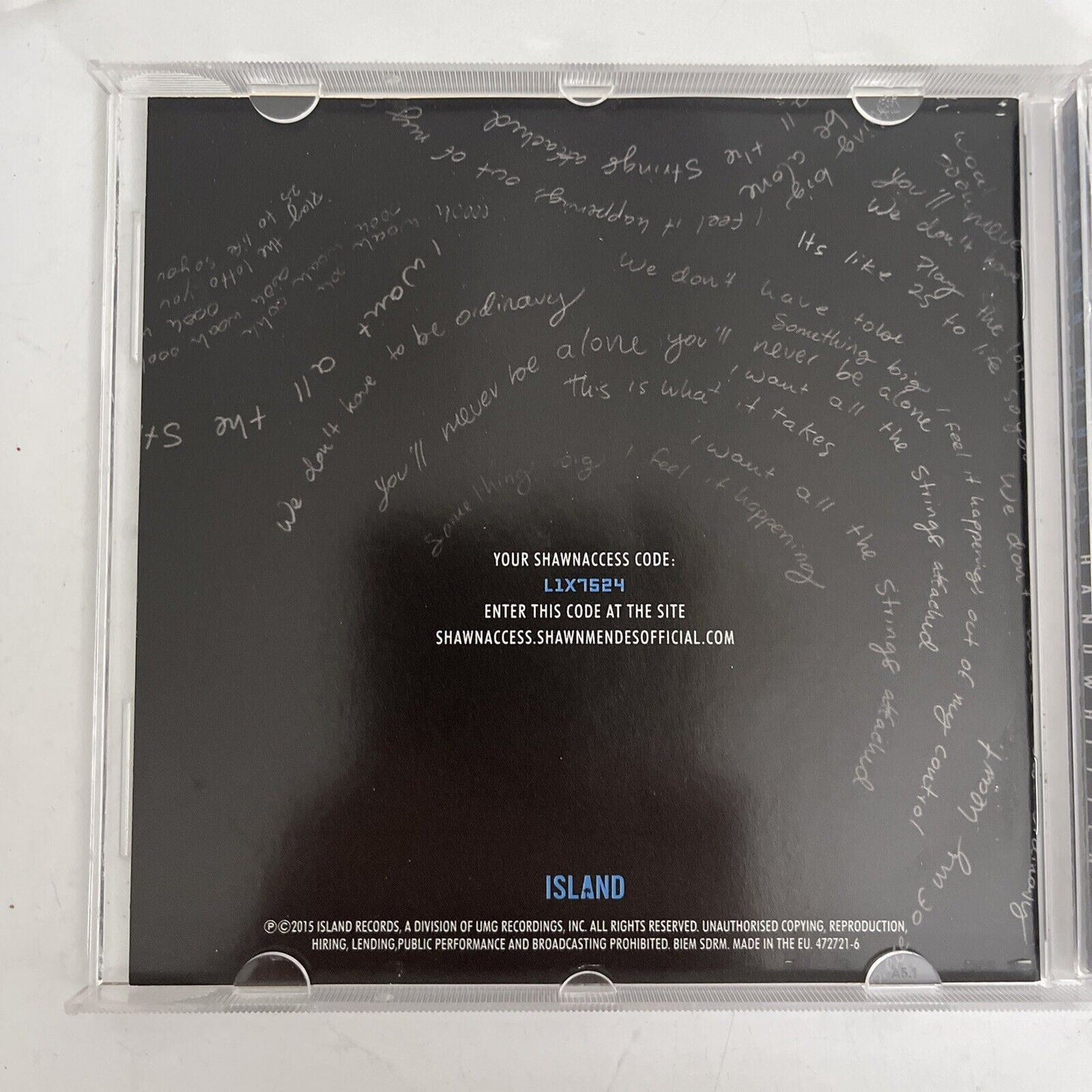 Shawn Mendes – Handwritten [Deluxe Edition] (CD, 2015) Album