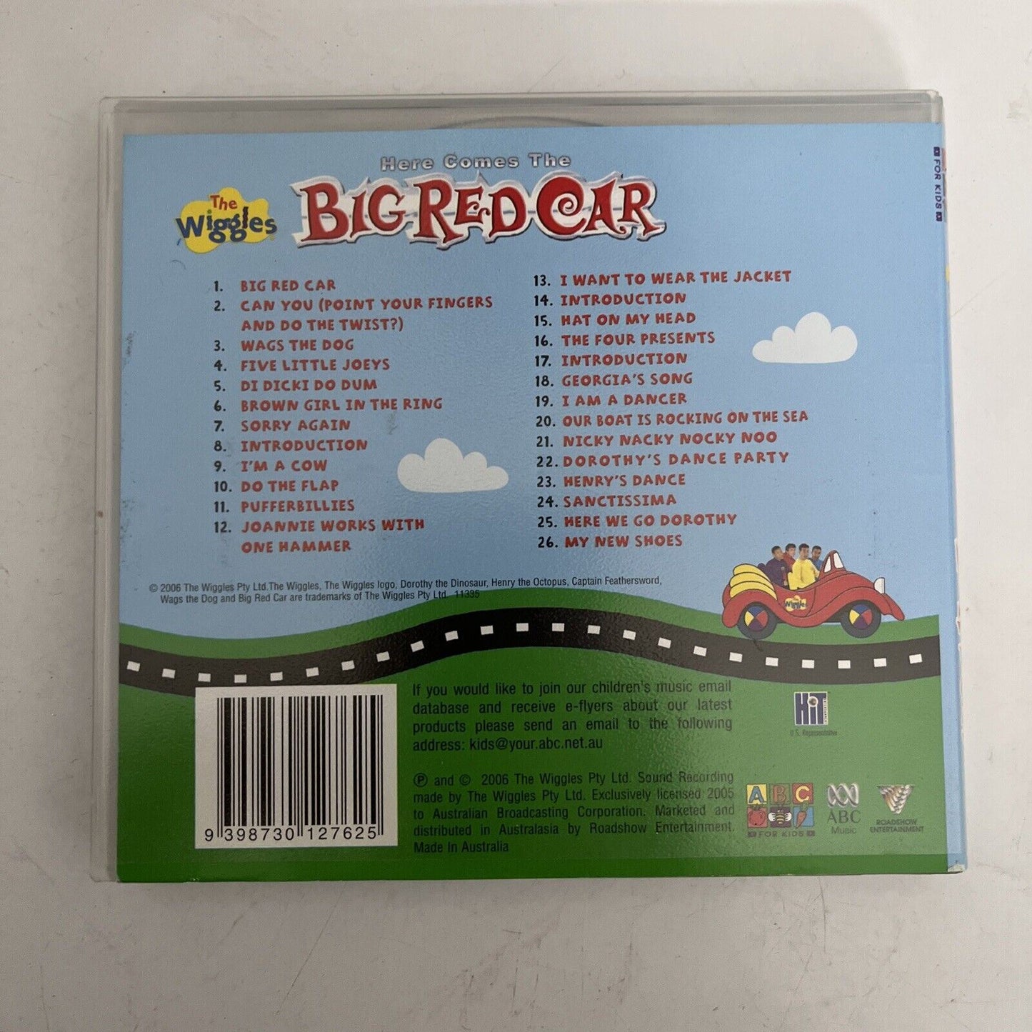 The Wiggles - Here Comes The Big Red Car (CD,2006) ABC Kids Album