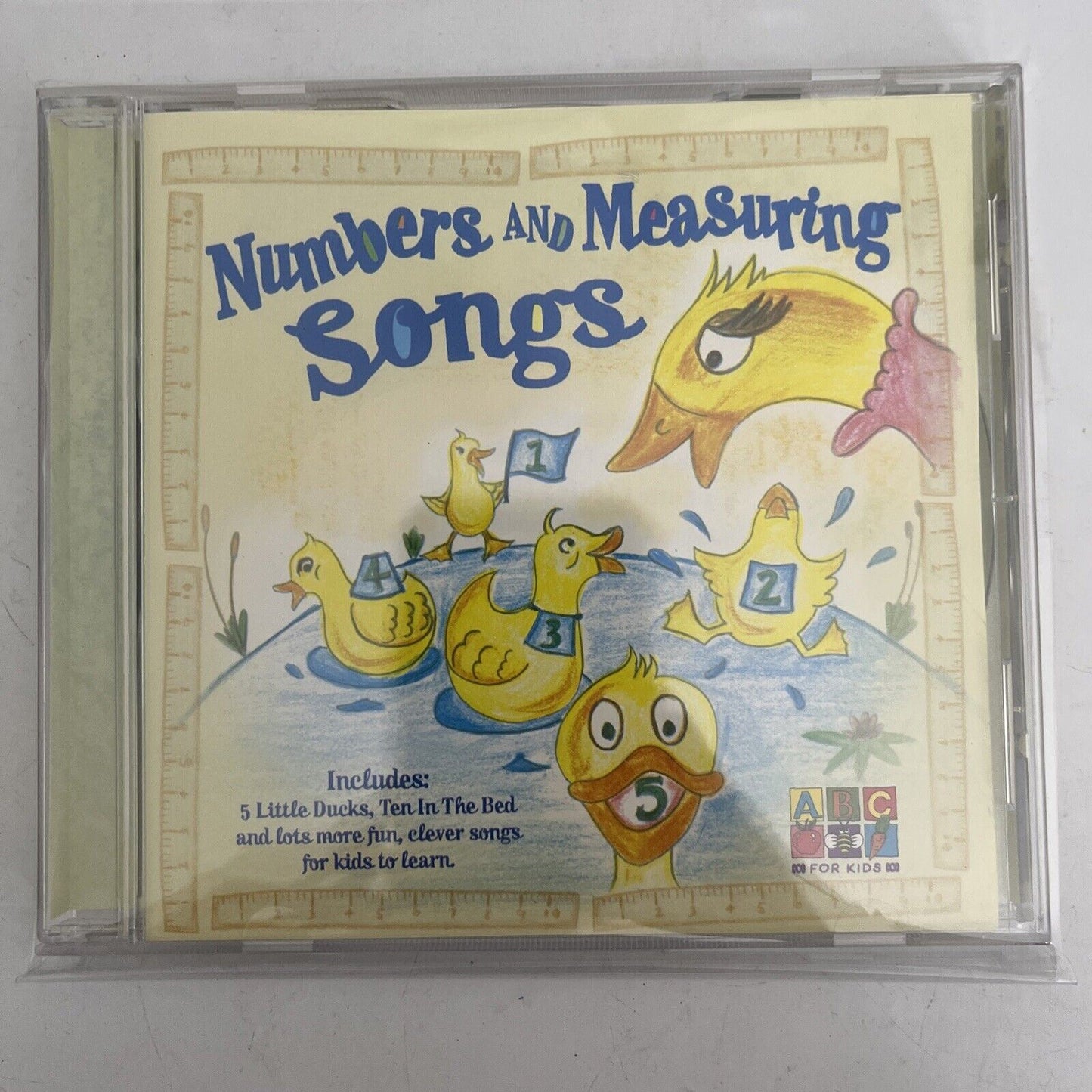 Numbers and Measuring Songs - ABC For Kids (CD, 2004) Album NEW