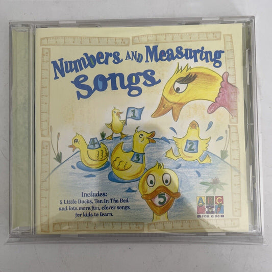 Numbers and Measuring Songs - ABC For Kids (CD, 2004) Album NEW