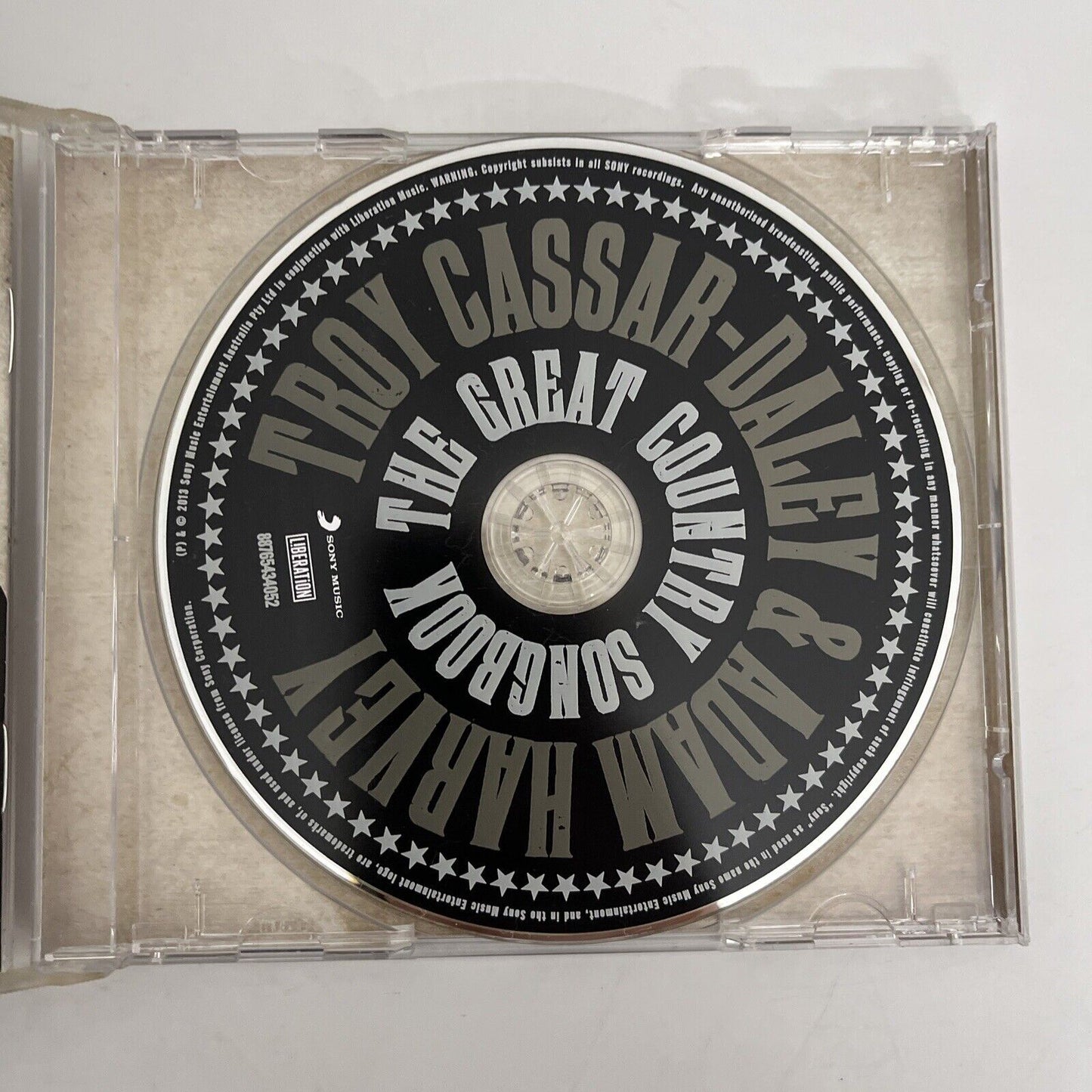 Troy Cassar-Daley & Adam Harvey – The Great Country Song Book (CD, 2013)