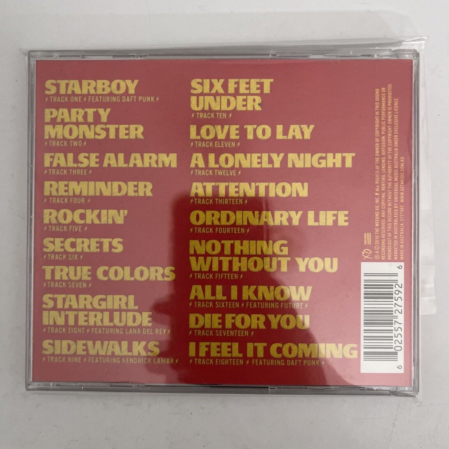 The Weeknd – Starboy (CD, 2016) Album NEW