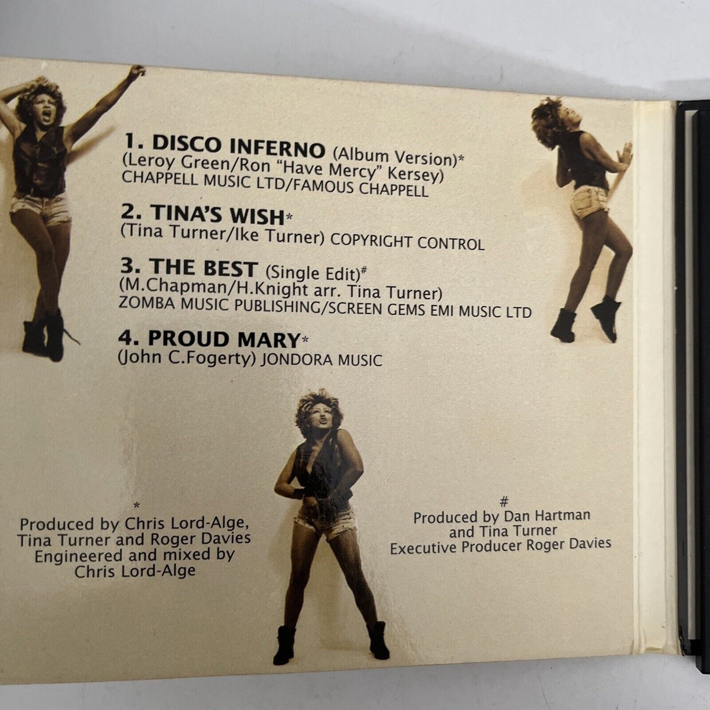 Tina Turner – Disco Inferno CD 1993 Single Digipak