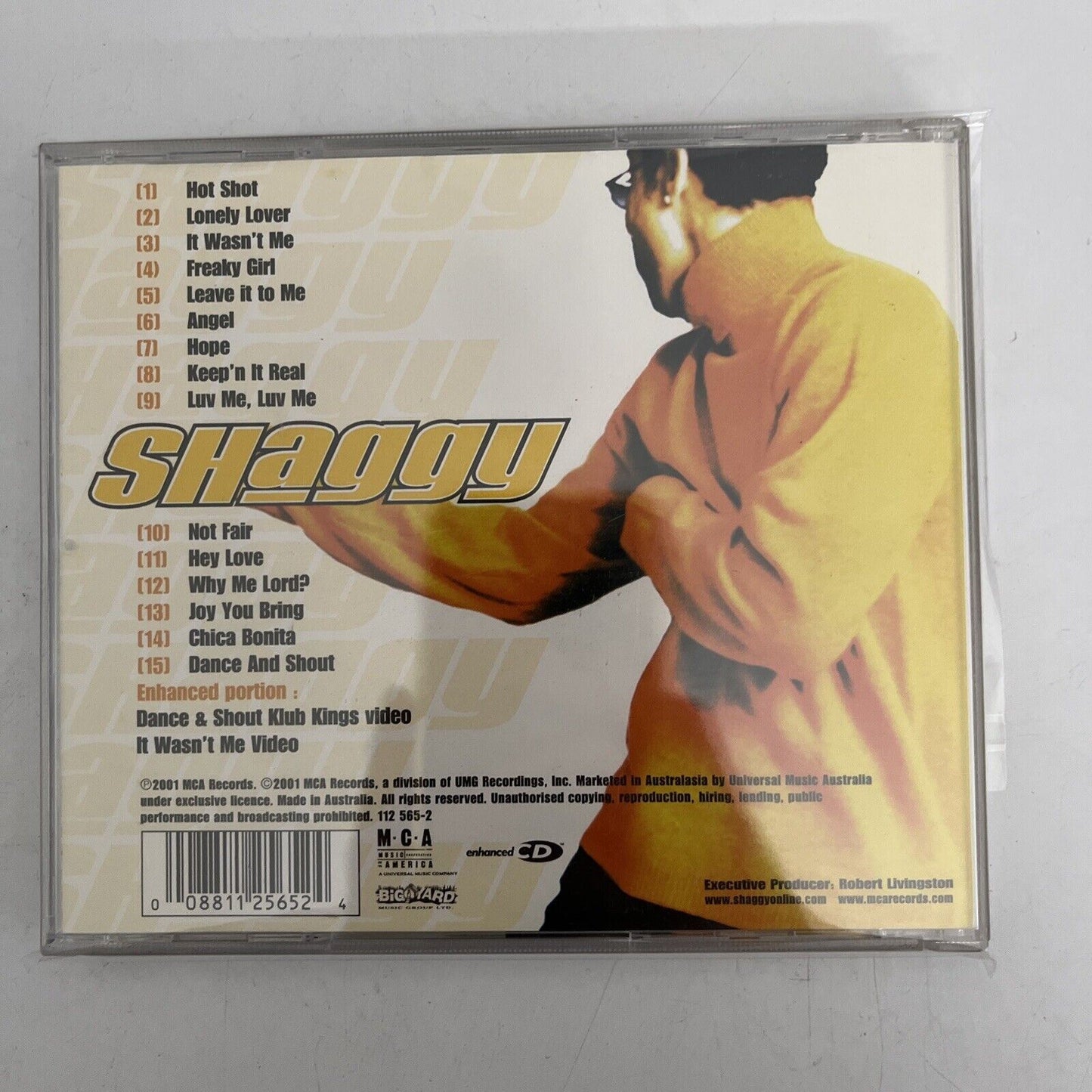 Shaggy – Hot Shot (CD, 2001) Album Enhanced NEW