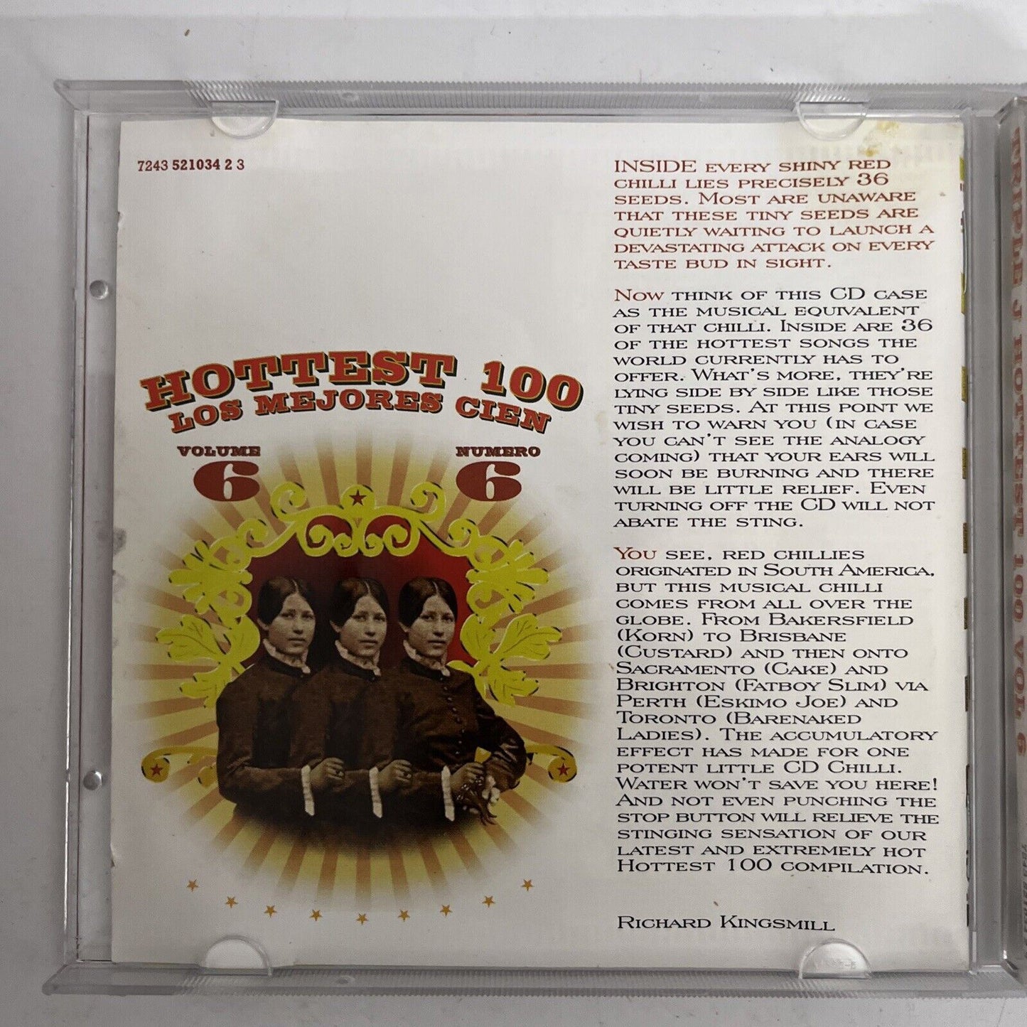 Triple J Hottest 100 Volume 6 (CD, 2-Disc) 1999 Album